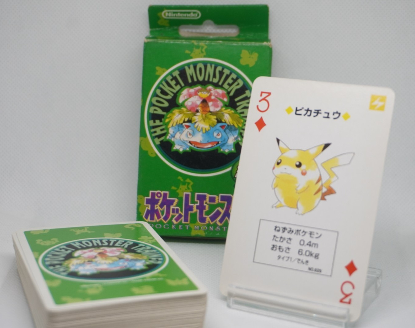 1996 Pokémon Green Venusaur Playing Cards Complete 54-Card Deck Japan