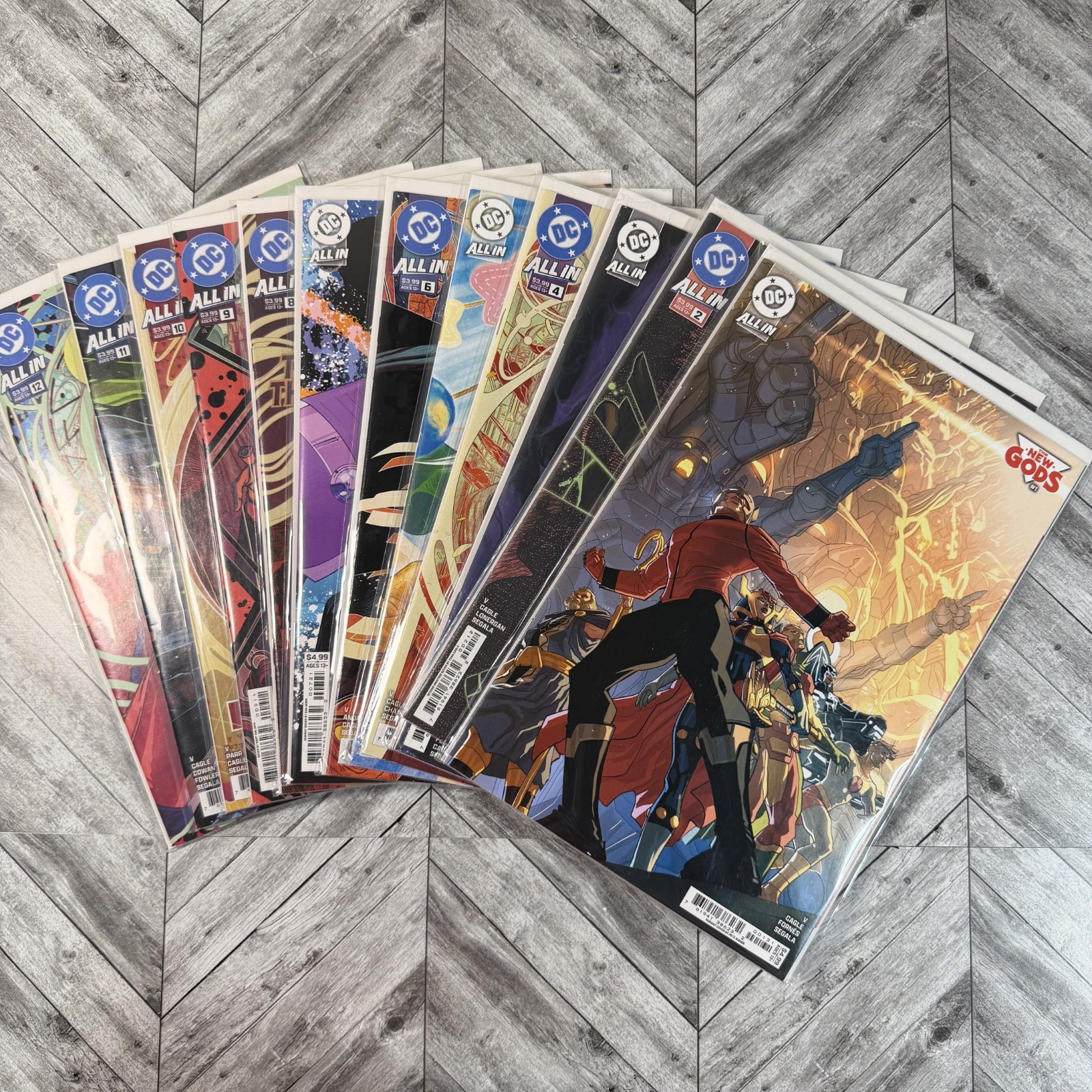 New Gods, 12 Book Run, #1 - 12, 2024, All Books NM