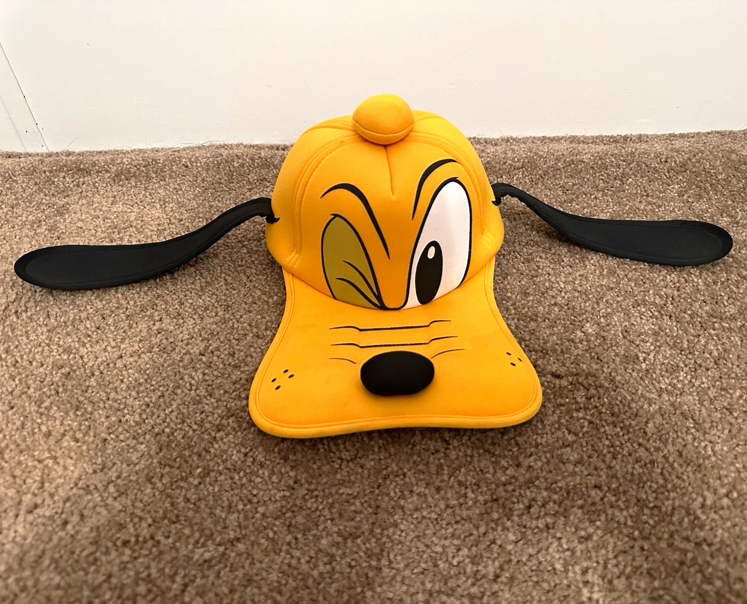 Vintage Walt Disney World Pluto Hat Adult Sized