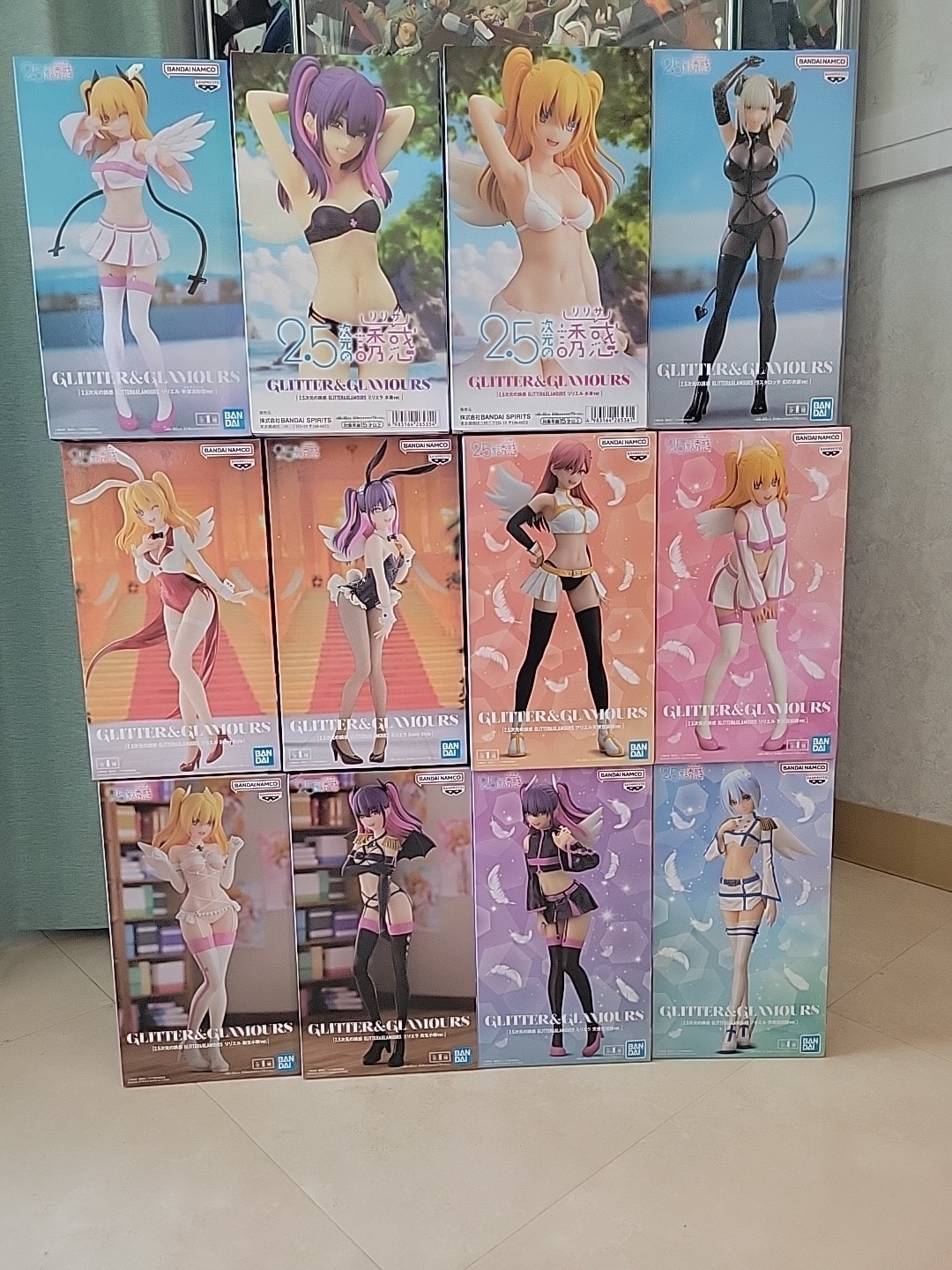 2.5-Dimensional Seduction GLITTER & GLAMOURS Figure Set of 12