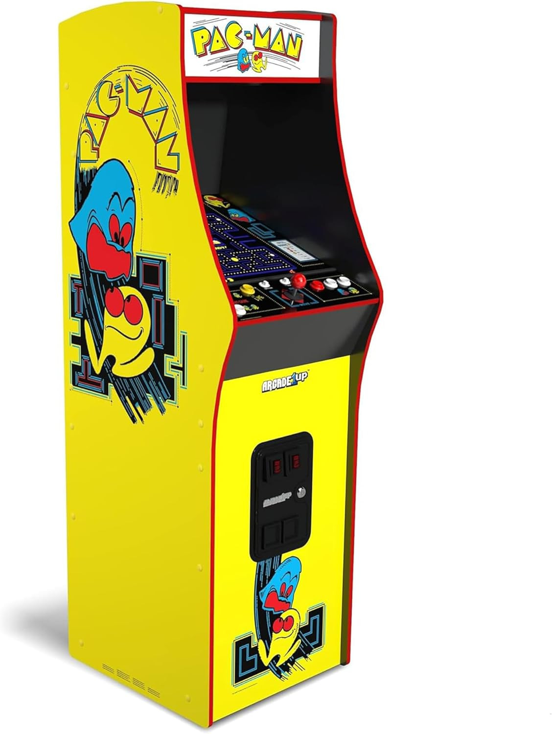 Pac-Man Deluxe Arcade Machine for Home - 5 Feet Tall - 14 Classic Games