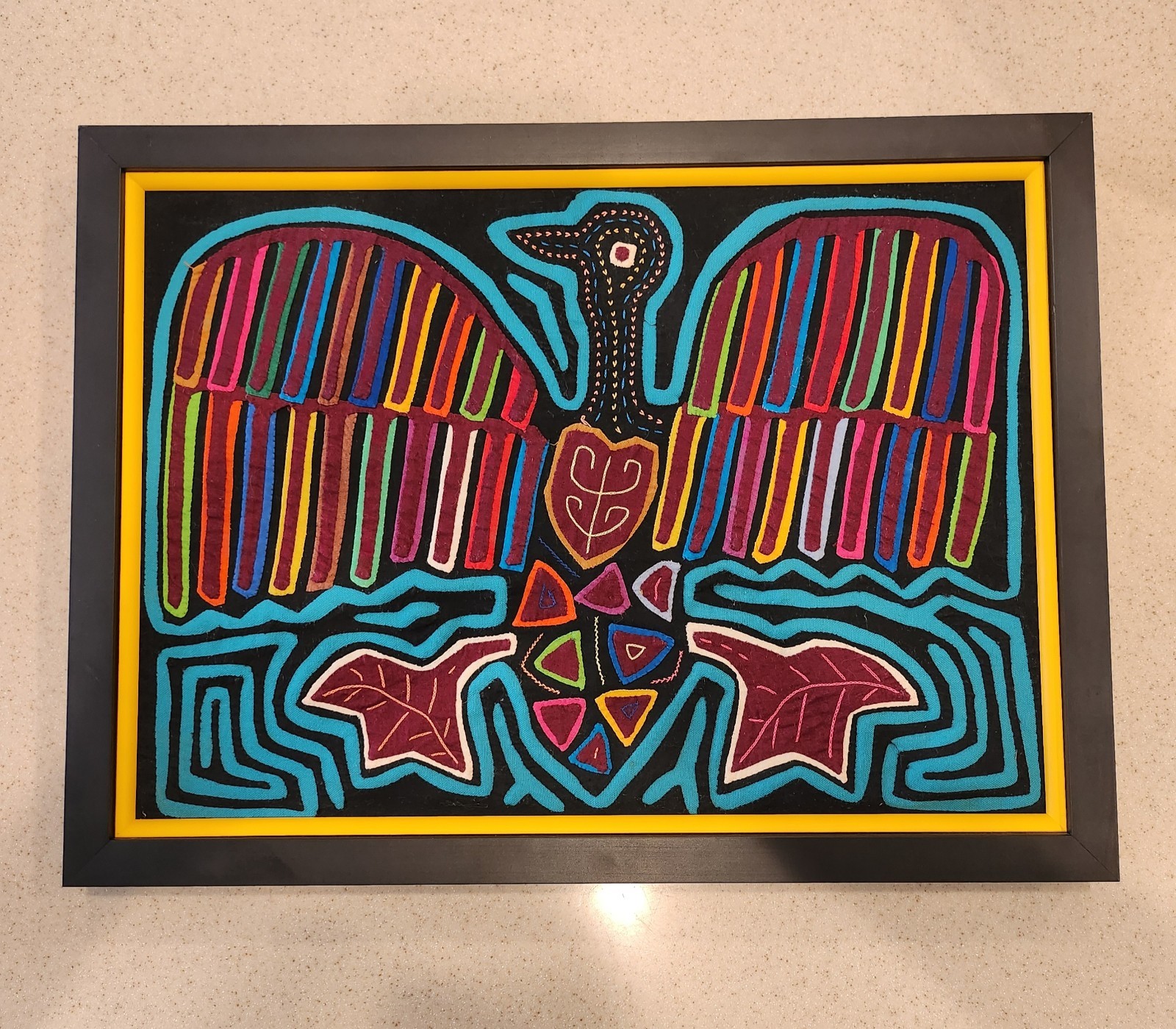 ART - Vintage Original Mola Kuna Art 12.5\