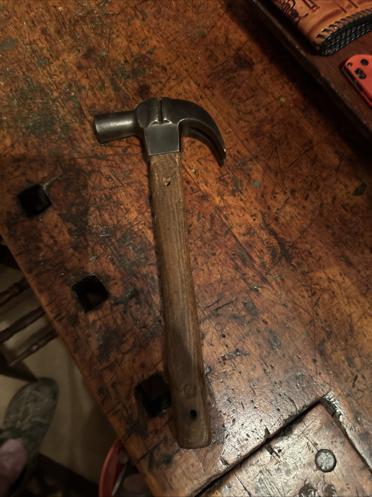 Vintage RARE Nail Puller Claw Hammer USA