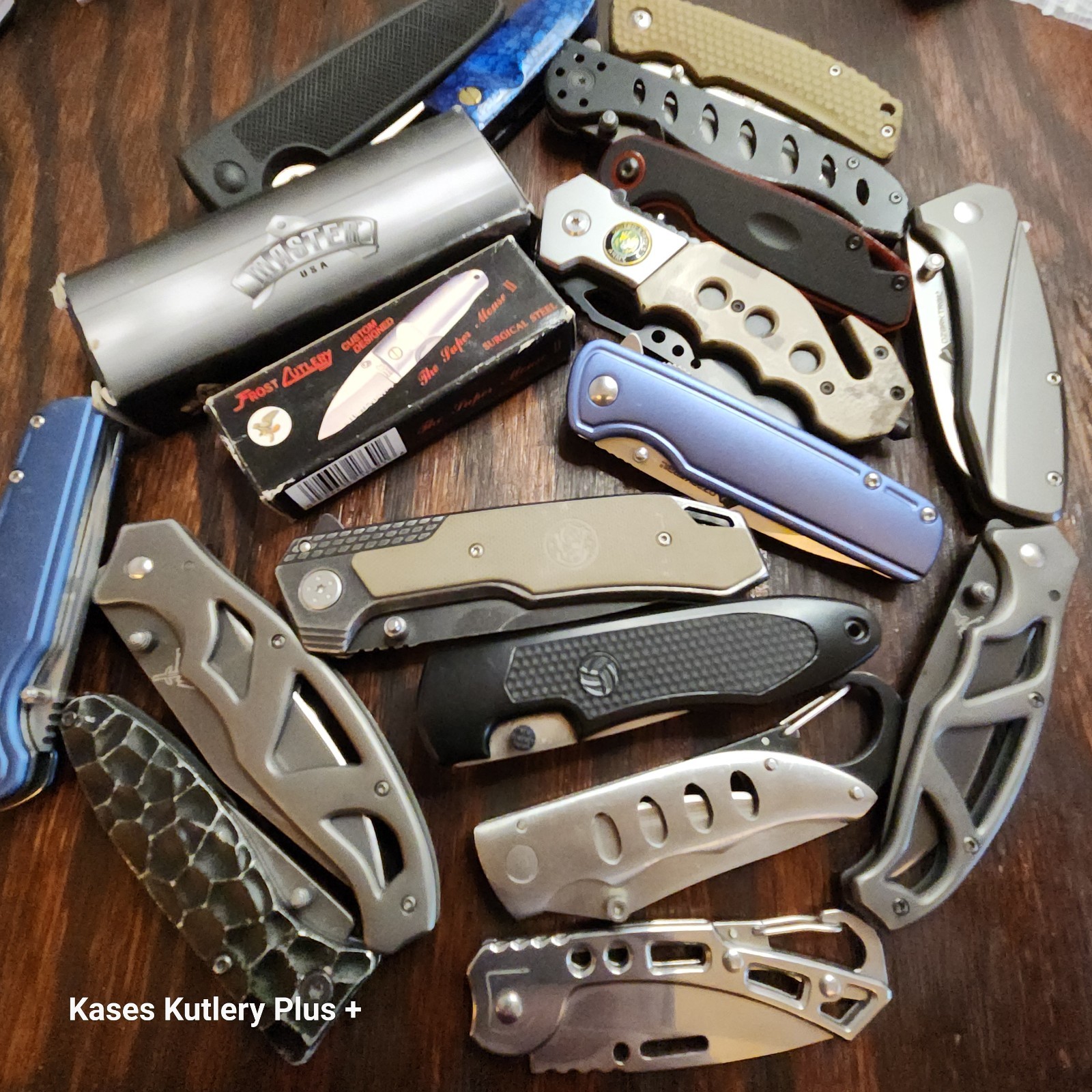 Mystery Lot Of 6 Tactical Assorted Folding Pocket Knives Gerber Smith Wesson Etc