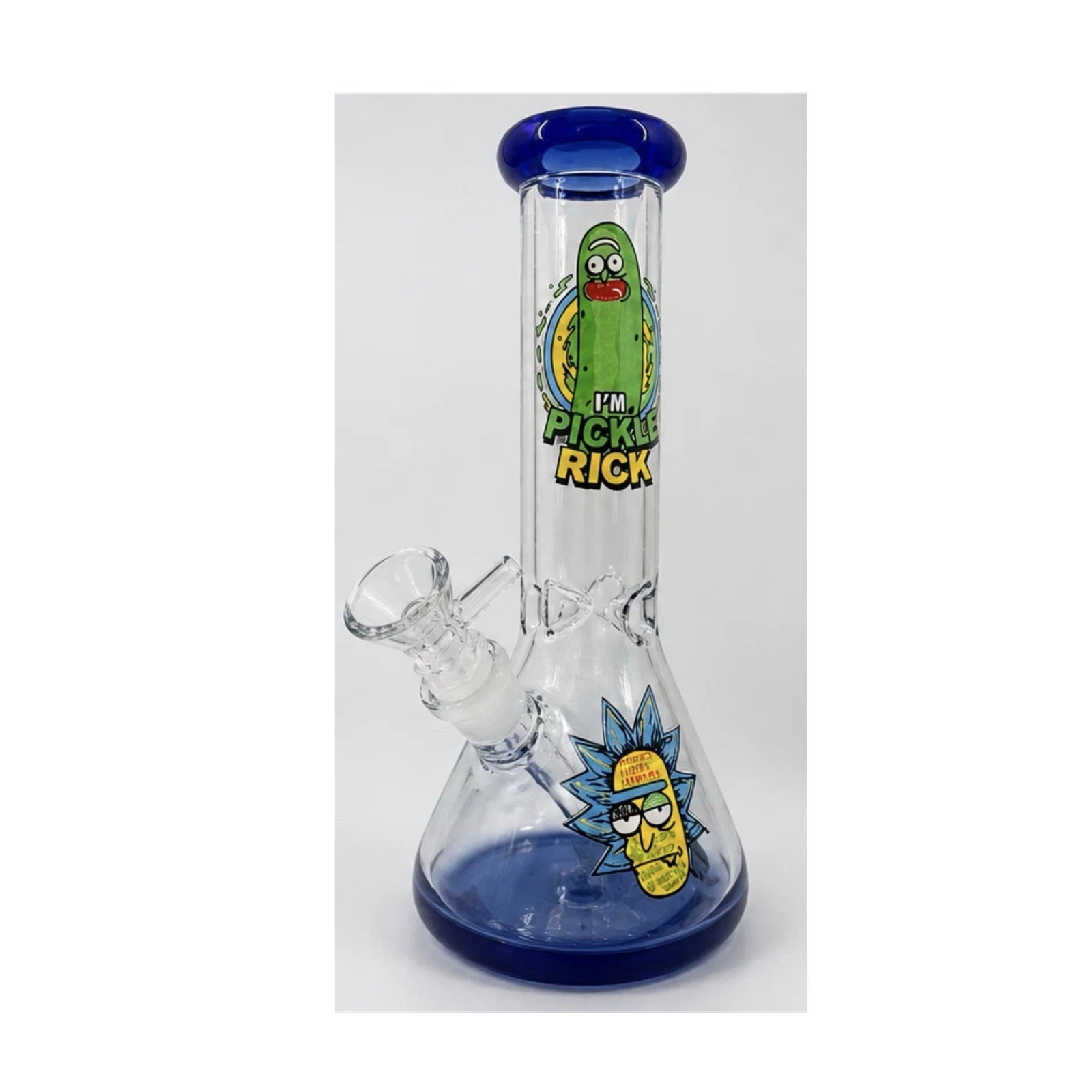 Rick and Morty Glass Hand Pipe Spoon Bowl Thick Glass Fast Ship USA