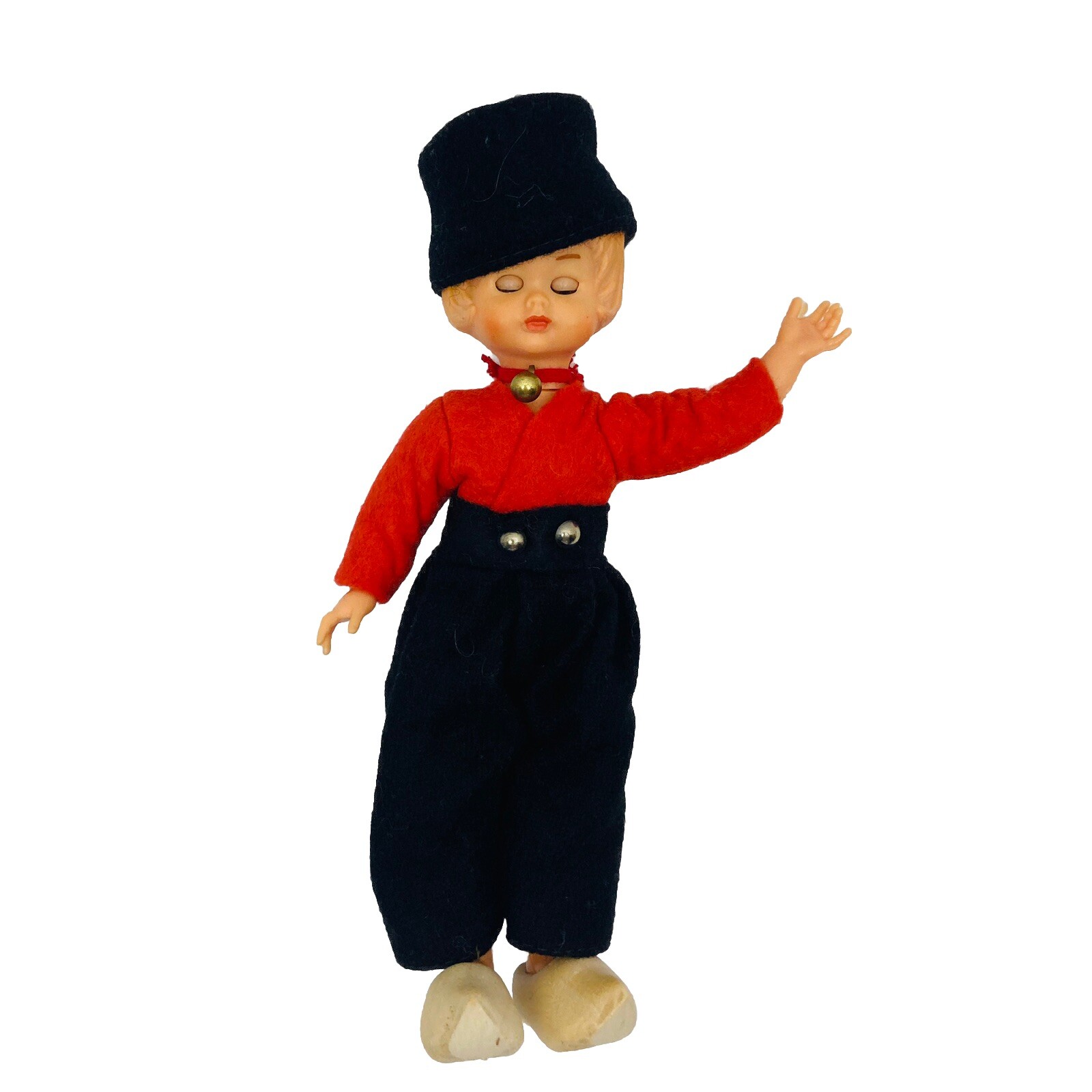 Vintage Netherlands Doll in Traditional Clothing Sleepy Eyes 6\