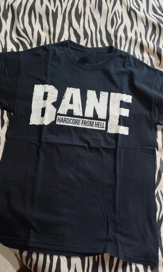 Bane Hardcore From Hell 90s Black Short Sleeve T shirt Classic