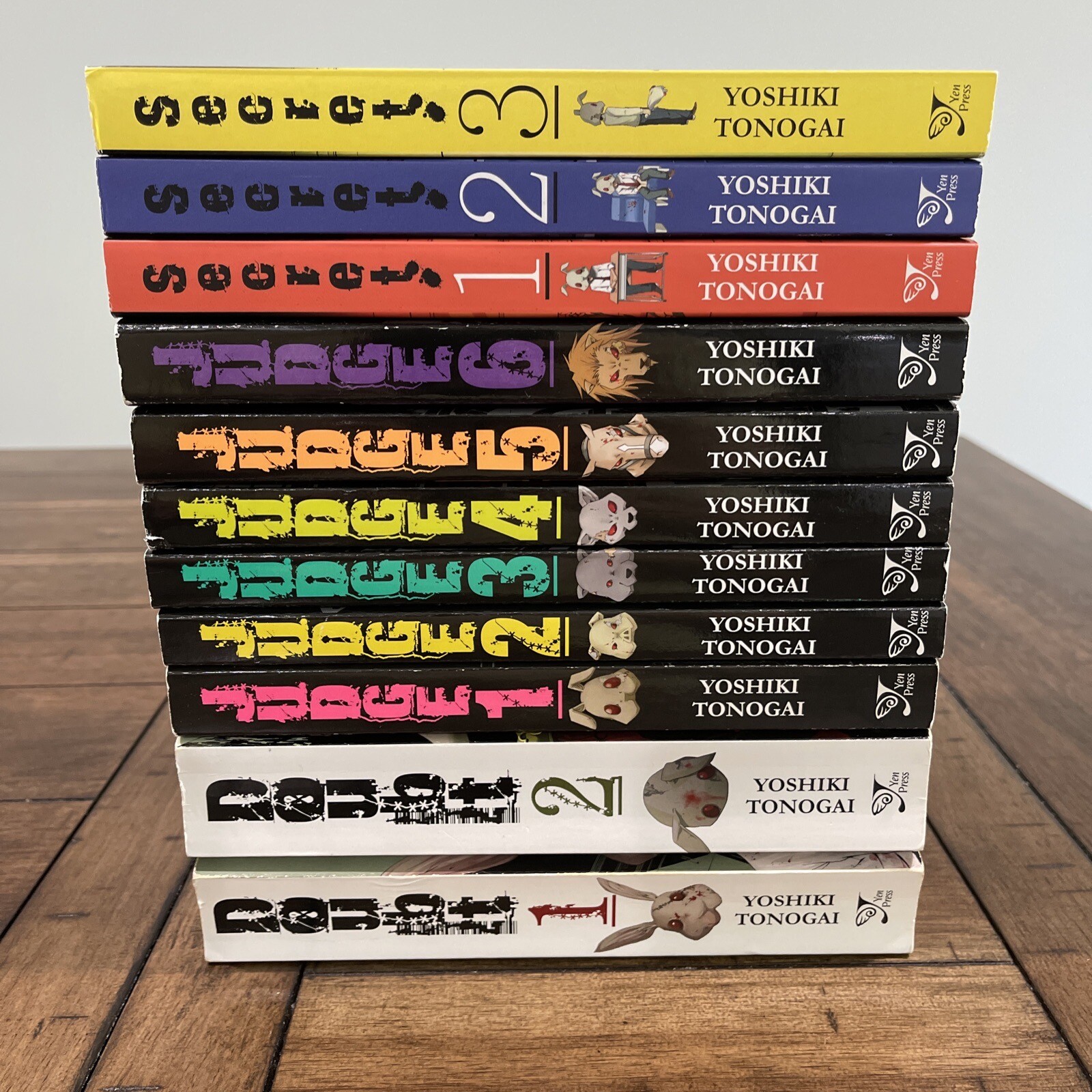 Judge 1-6, Secret 1-3, Doubt 1, 2 English Manga Yoshiki Tonogai Complete Set OOP