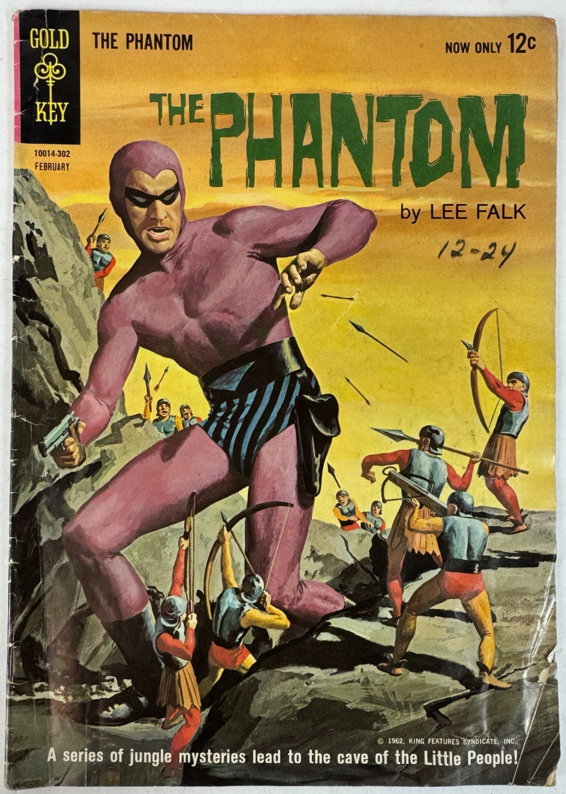 The Phantom #2 Western February 1963 Gold Key Classic Hero Comic