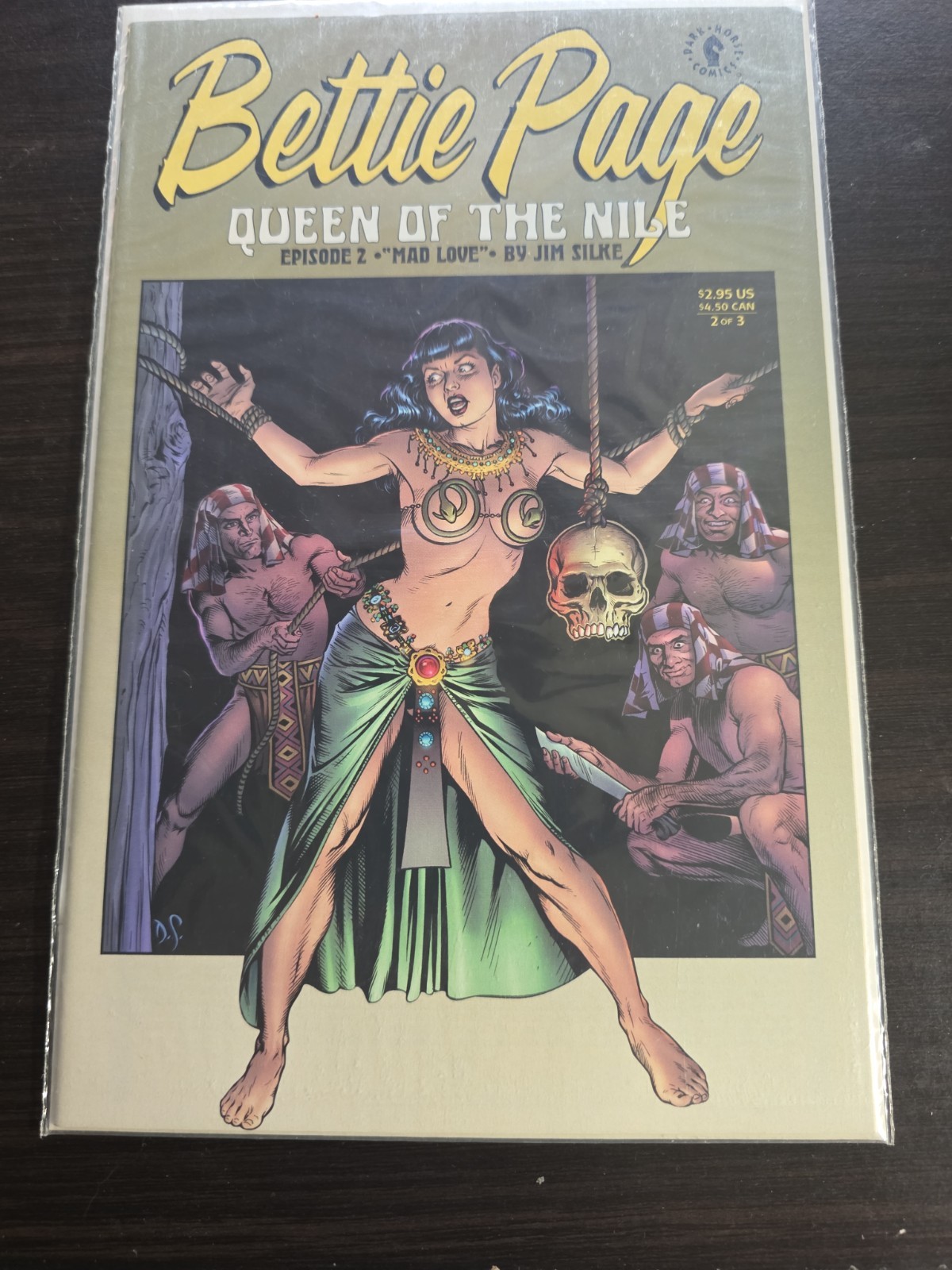 Bettie Page: Queen Of the Nile #2 (2000) Dave Stevens Bondage Cover GGA - VF/NM