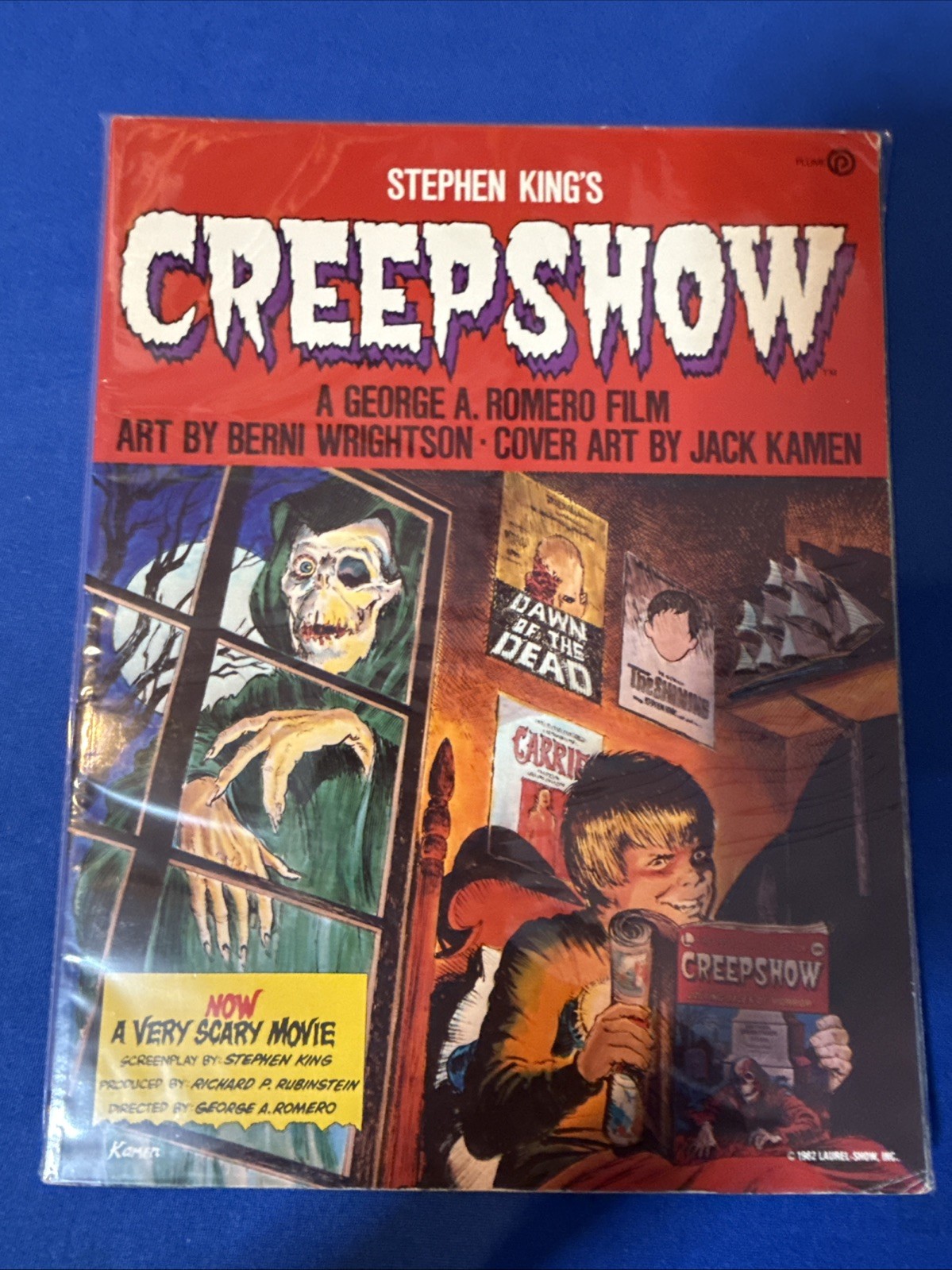 Creepshow by Stephen King & George Romero (Plume, 1982) 1st Print VF Kamen Cover