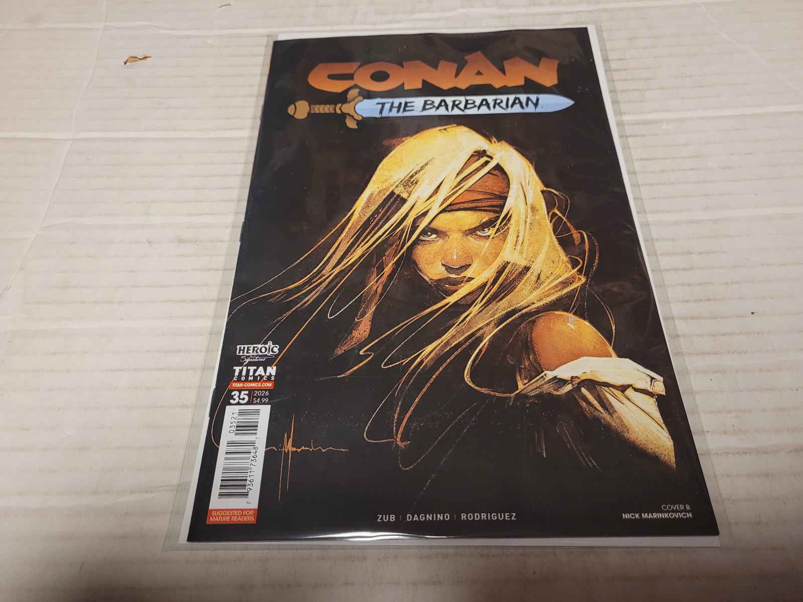 Conan the Barbarian # 35 Cover B (2026, Titan)  Nick Marinkovich Variant