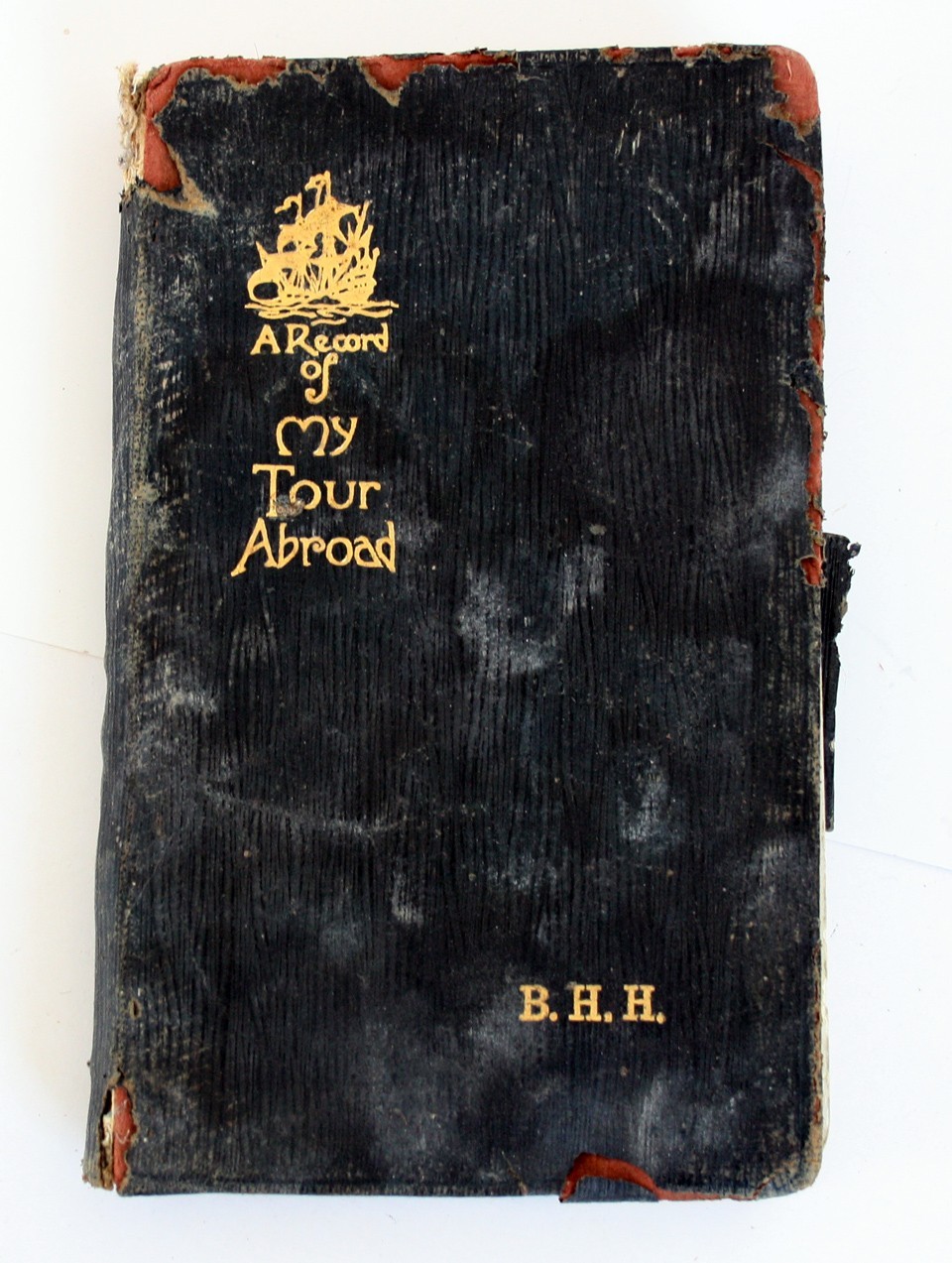 ANTIQUE TRAVEL DIARY JOURAL HAND WRITTEN 1930's EUROPE