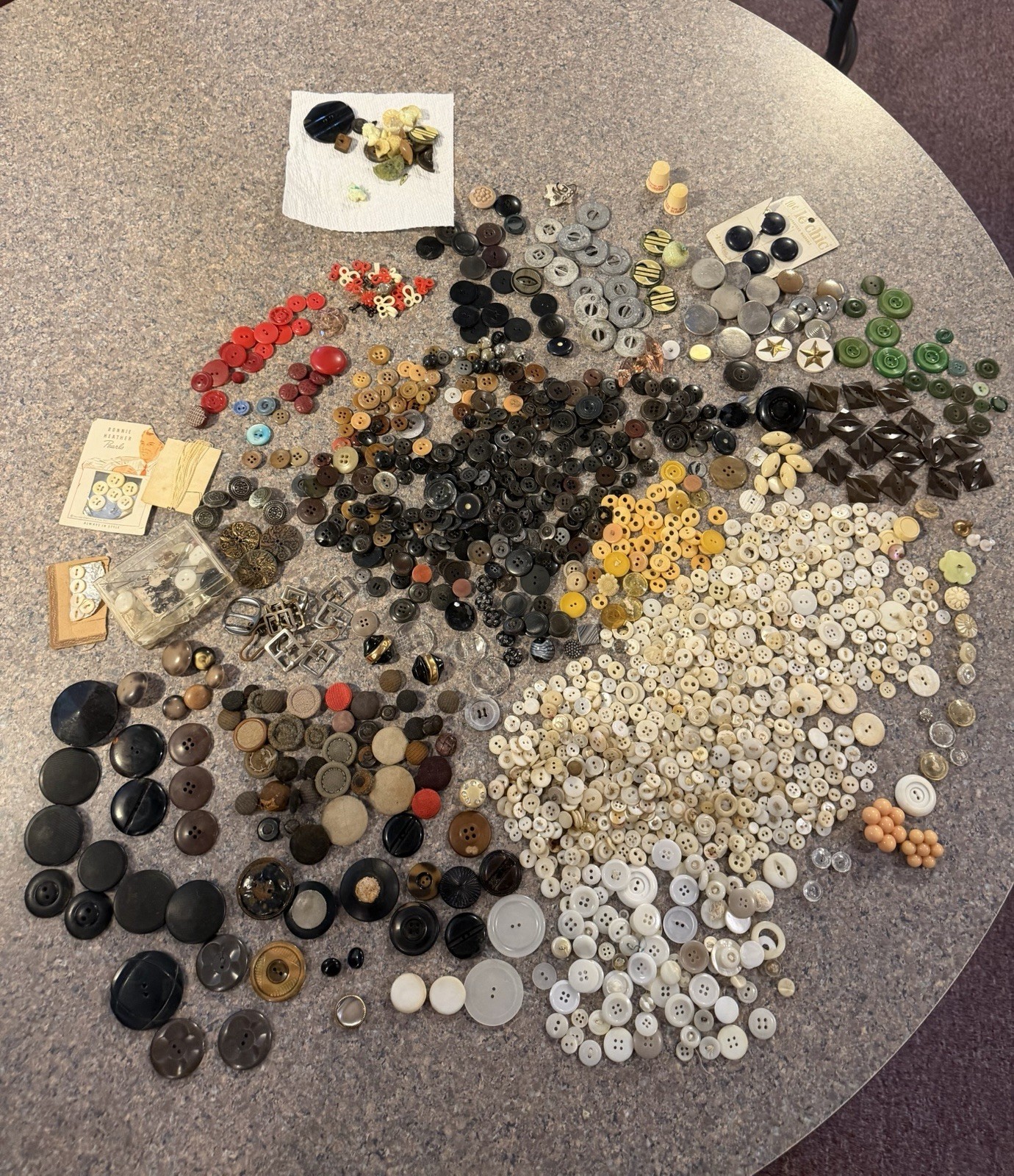 Buttons, Vintage And Antique Lot. Accessories. Sewing, Decorating, Crafts