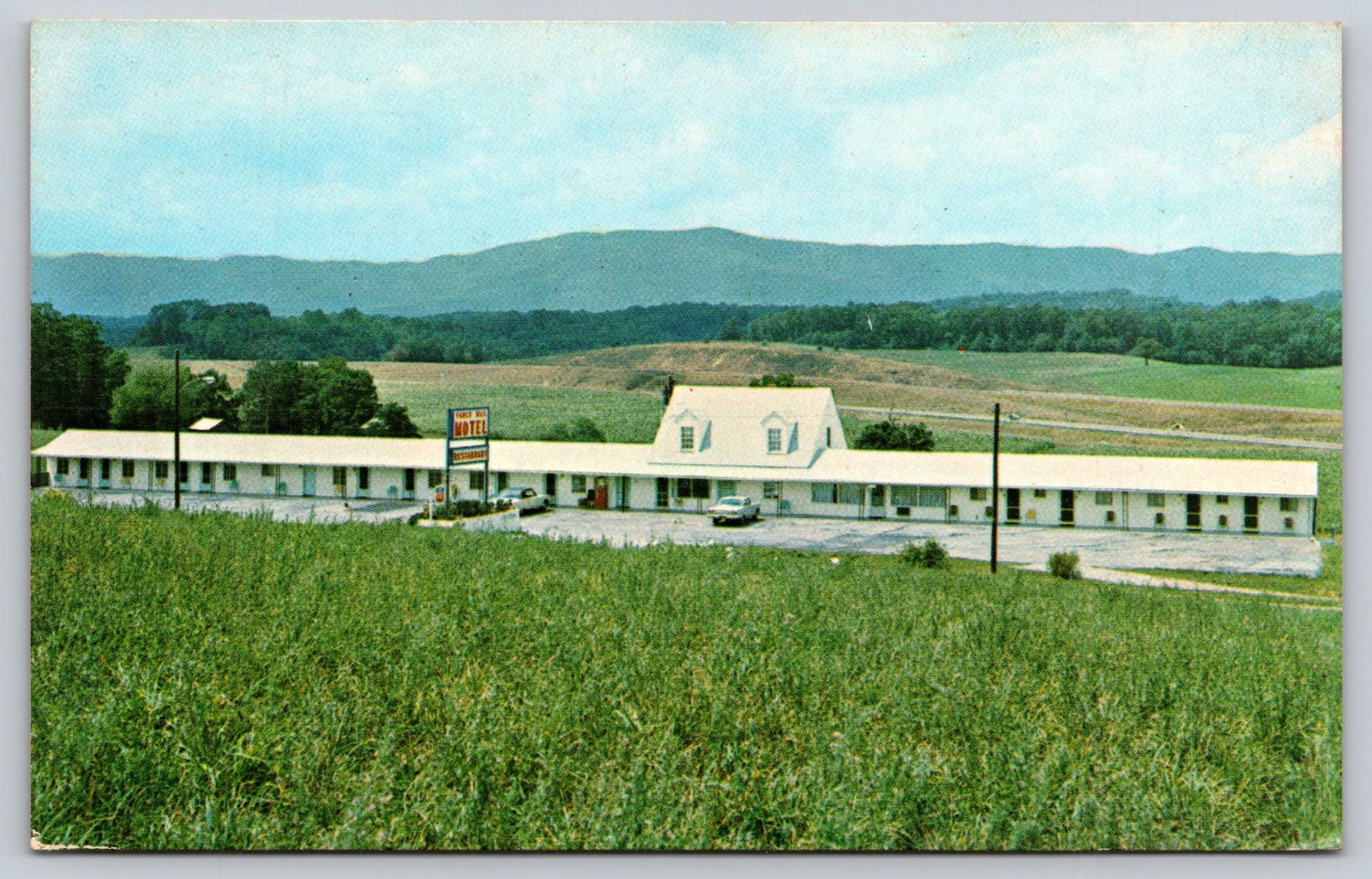 Natural Bridge VA Friendship Inn Fancy Hill Motel VTG c1960s UNP Postcard H2