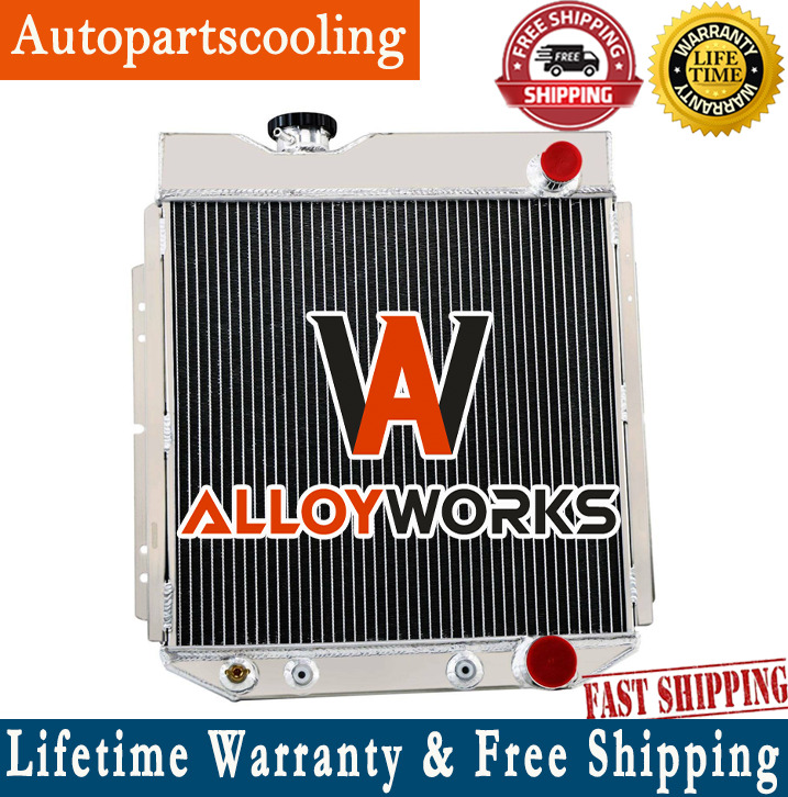 3 Row Aluminum Radiator For 1963-1965 FORD Falcon Mercury Engines V8 Comet AT/MT