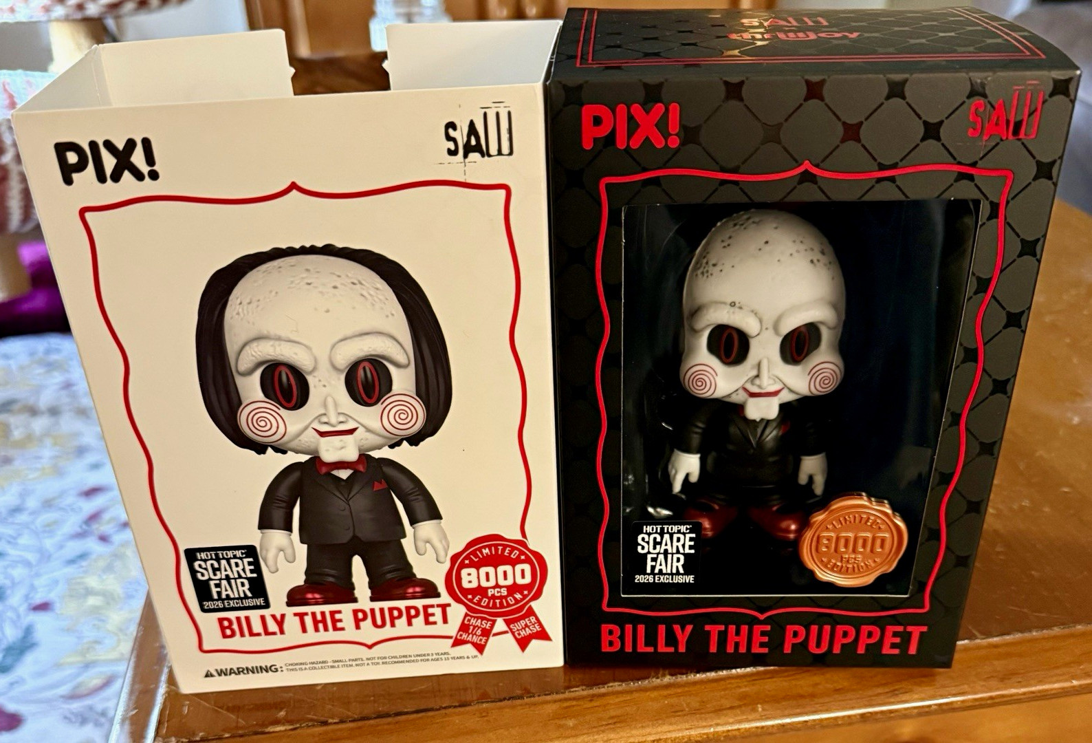 Thrilljoy PIX Saw Billy the Puppet Hot Topic Scare Fair Hero LE 8000