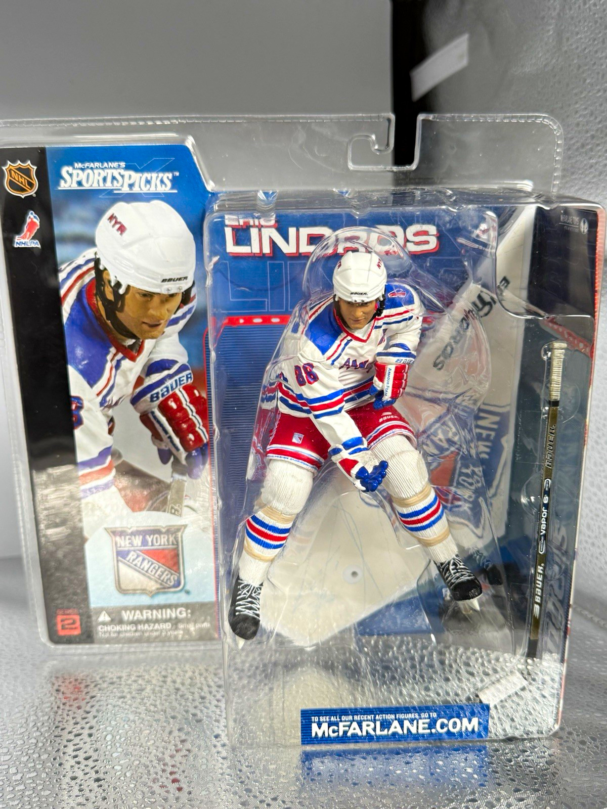 McFarlane's Sportspicks NHL Eric Lindros New York Rangers Figure Accessories