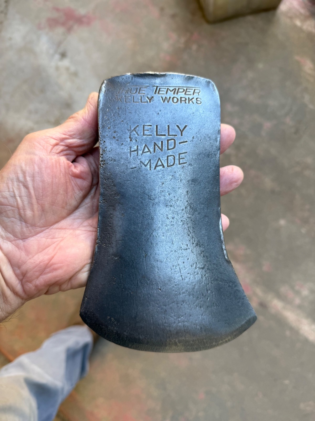 Vintage 3-1/2 Lb. Kelly Hand Made single bit axe head.