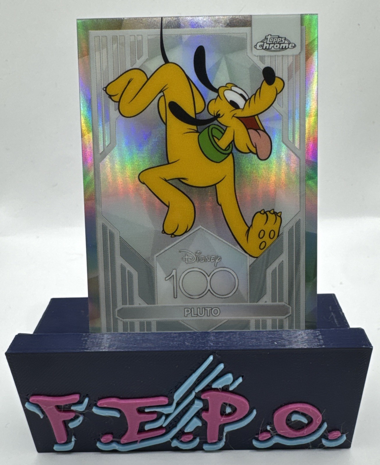 2023 Topps Chrome Disney 100 Refractor Pluto #30