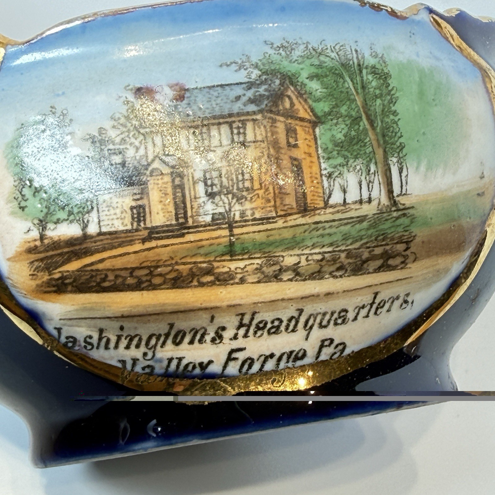 VALLEY FORGE Pennsylvania PA Antique WASHINGTON'S HEADQUARTERS Souvenir TRINKET