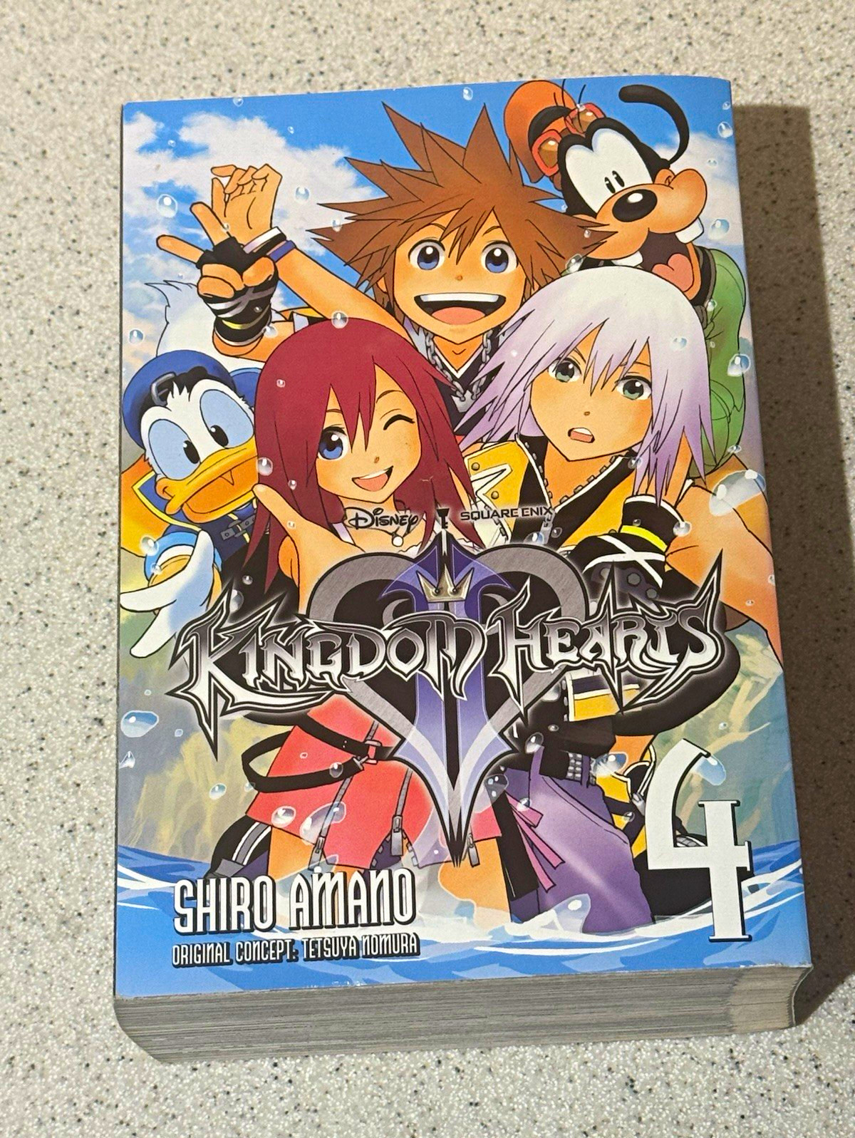 Kingdom Hearts II Manga Vol 4 Yen Press English Shiro Amano RARE OOP