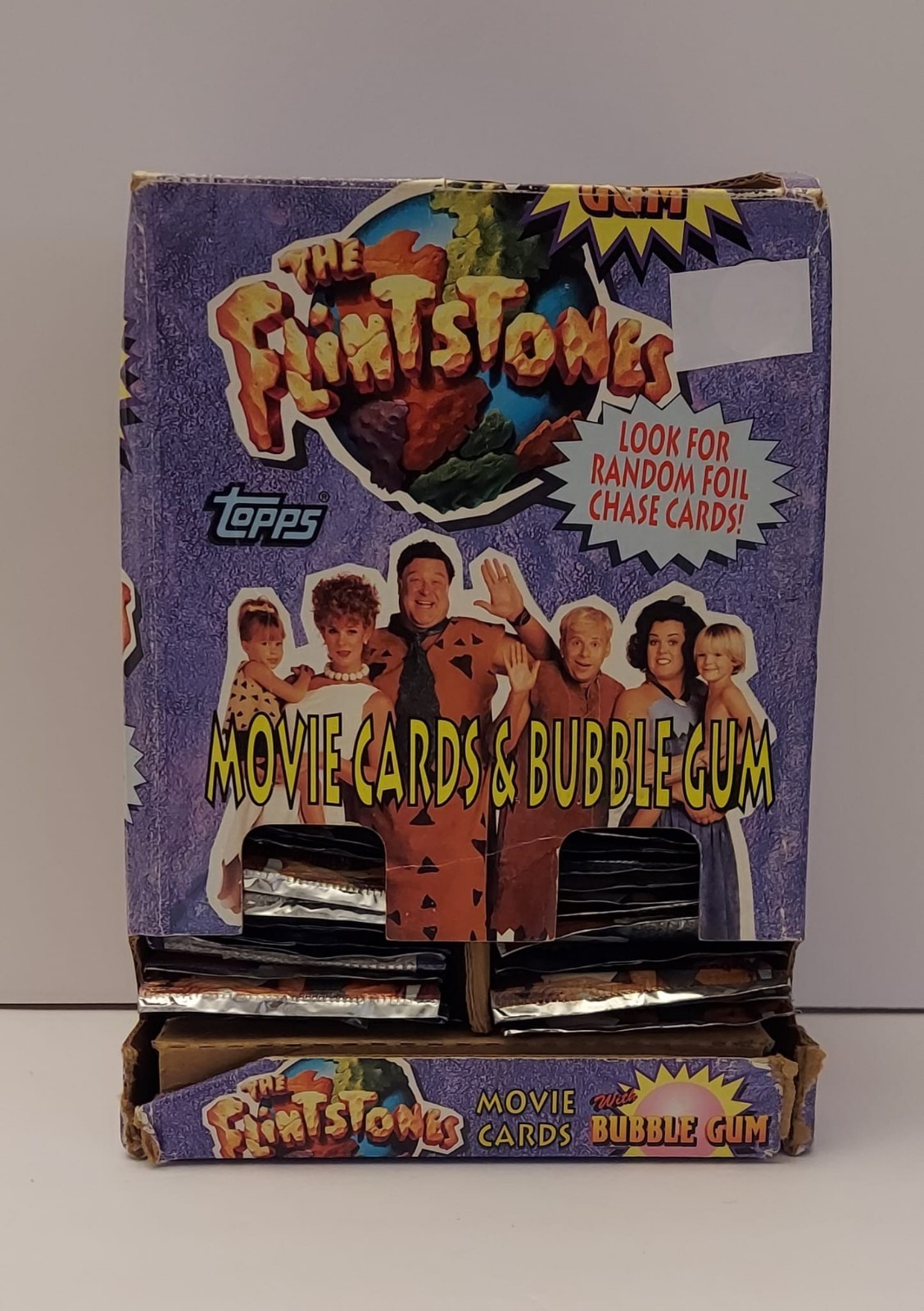 1993 The Flintstones Topps Movie Cards Gravity Box 72 Sealed Packs 