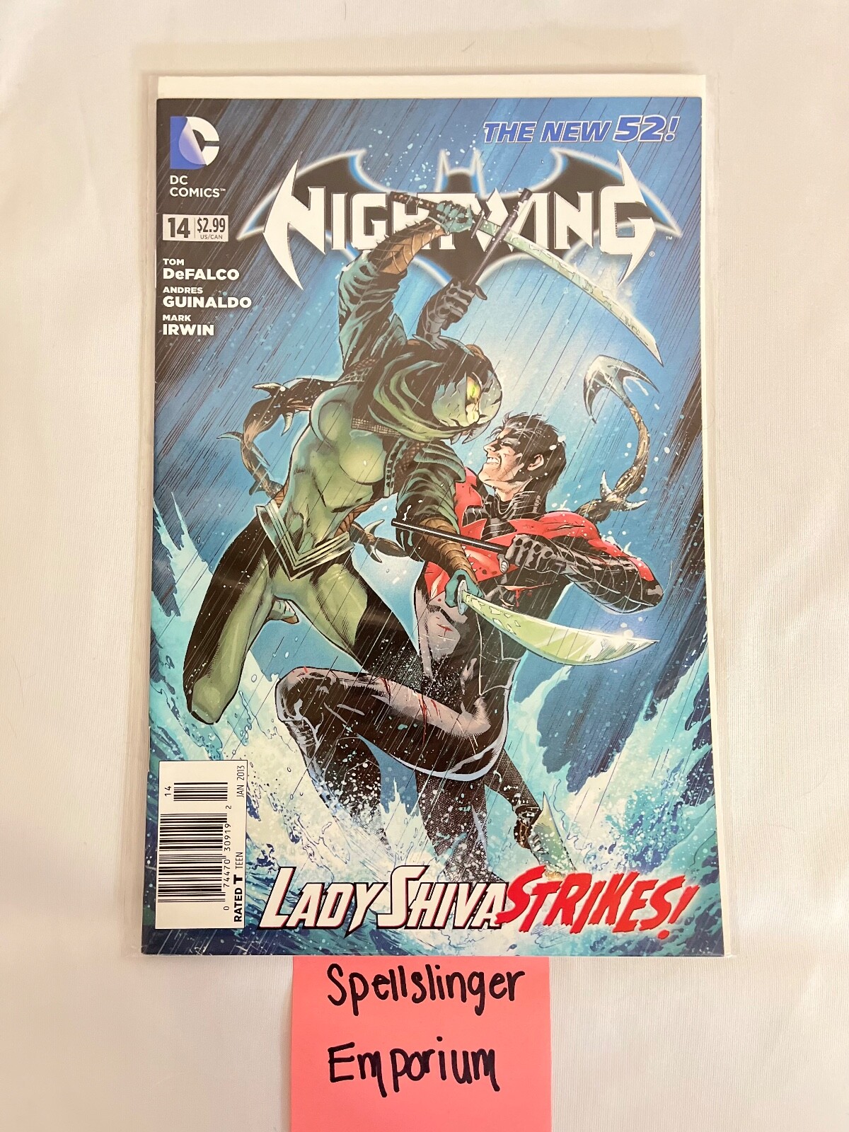 DC Comics - The New 52 Nightwing #14 - Jan 2013- Lady Shiva Strikes - VF/NM