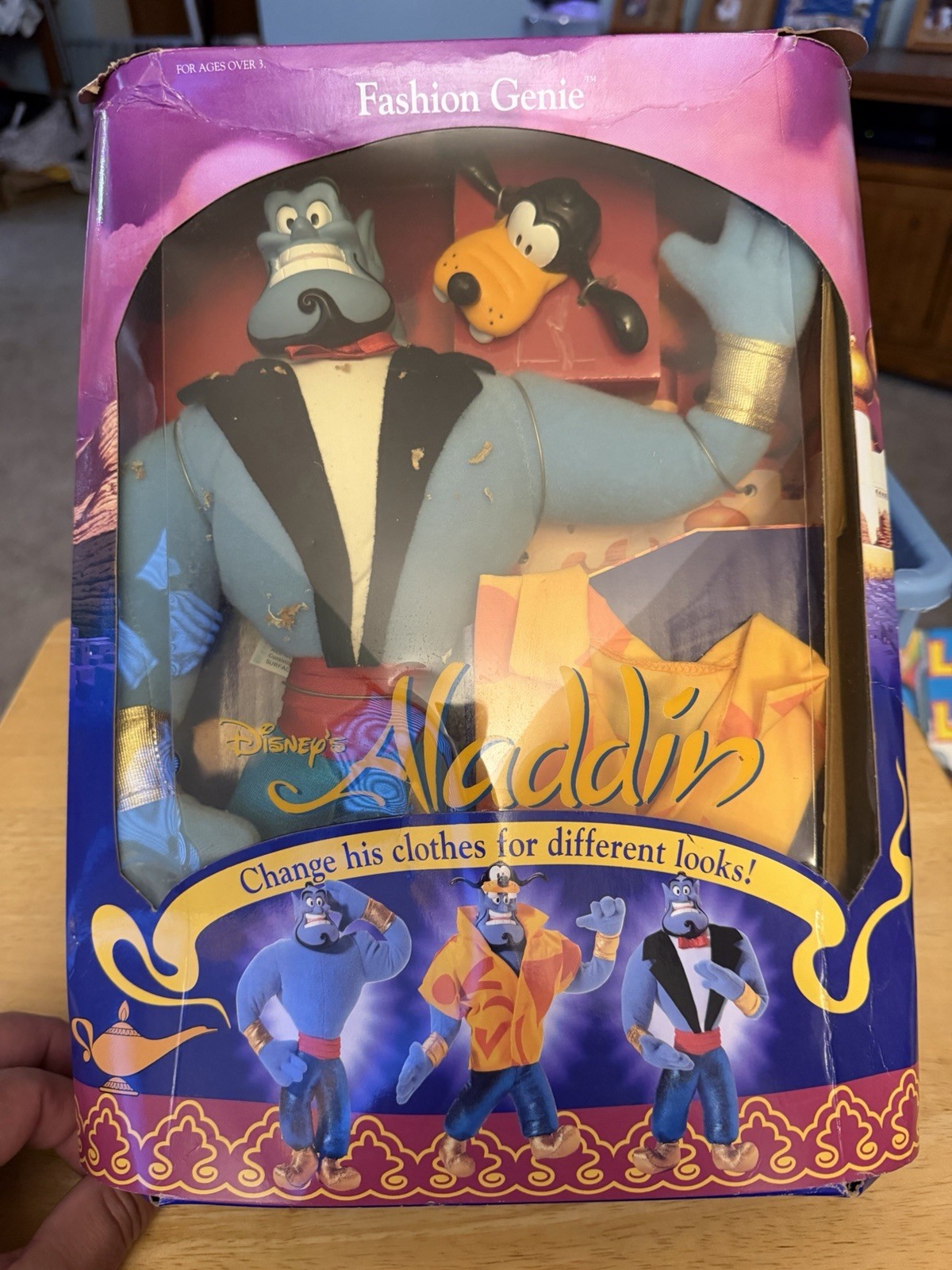 Vintage 1993 Disney Aladdin Fashion Genie Doll- New but Please See Pictures