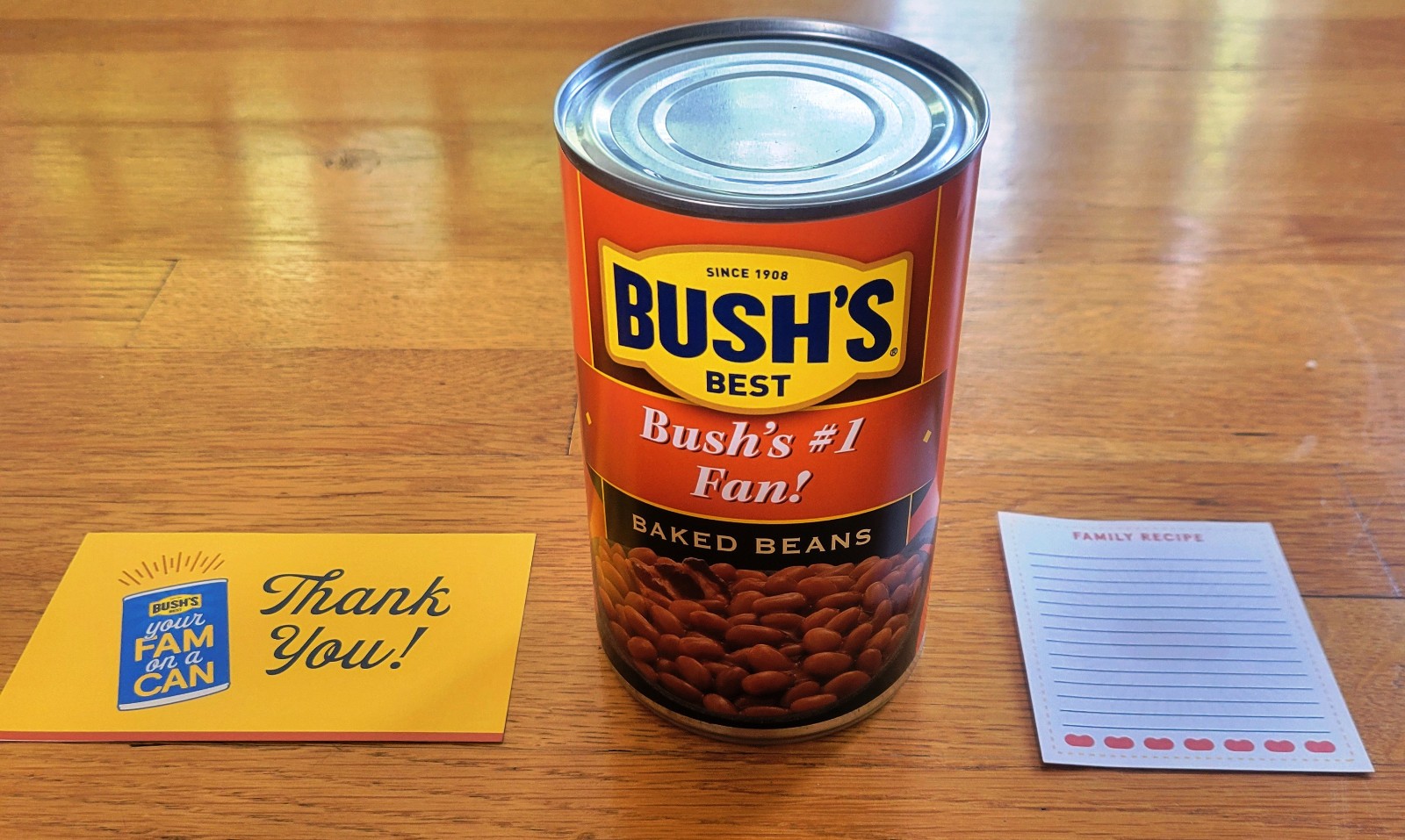 Bush’s Beans custom empty Can 1/1 LIMITED EDITION Promo NEW Rare collectible