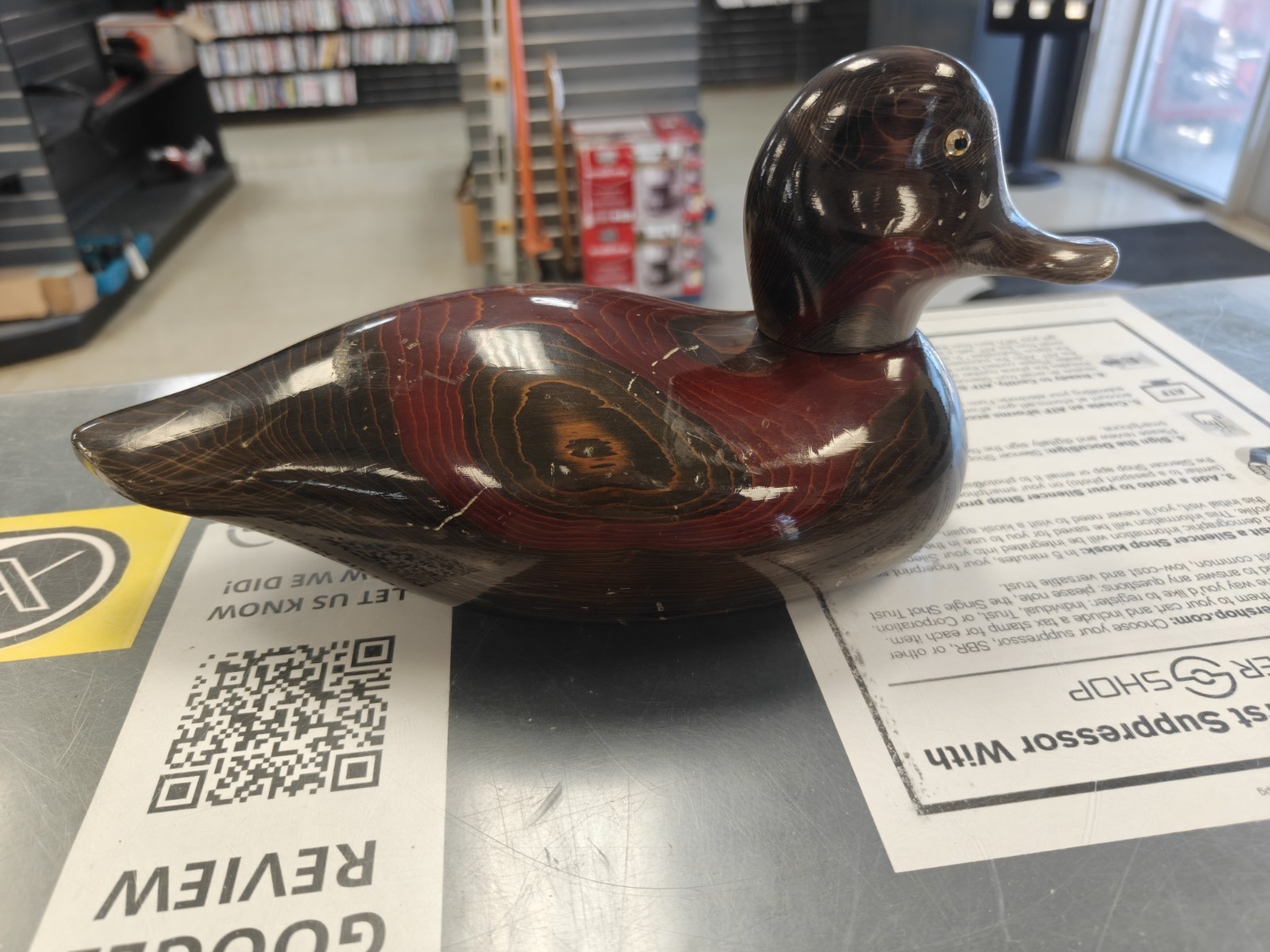 Vintage 1990-1991 Valerie Bundy Ducks Unlimited  Special Edition Wood Duck Decoy