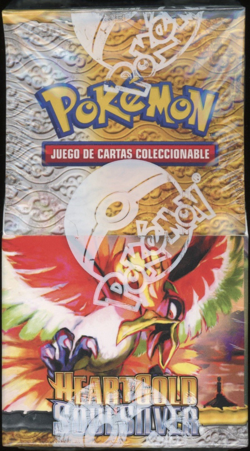2010 Pokemon SPANISH HeartGold SoulSilver x18 Booster Box Display SEALED Lugia