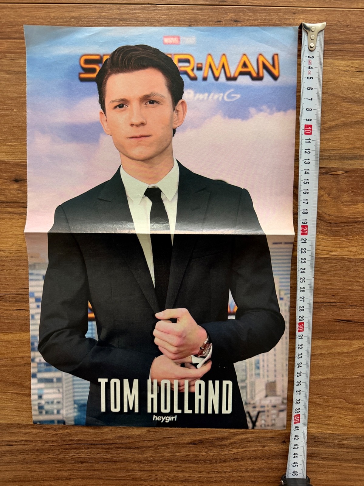 Tom Holland Spider-Man Original Magazine Poster 42x30cm Rare Collectible