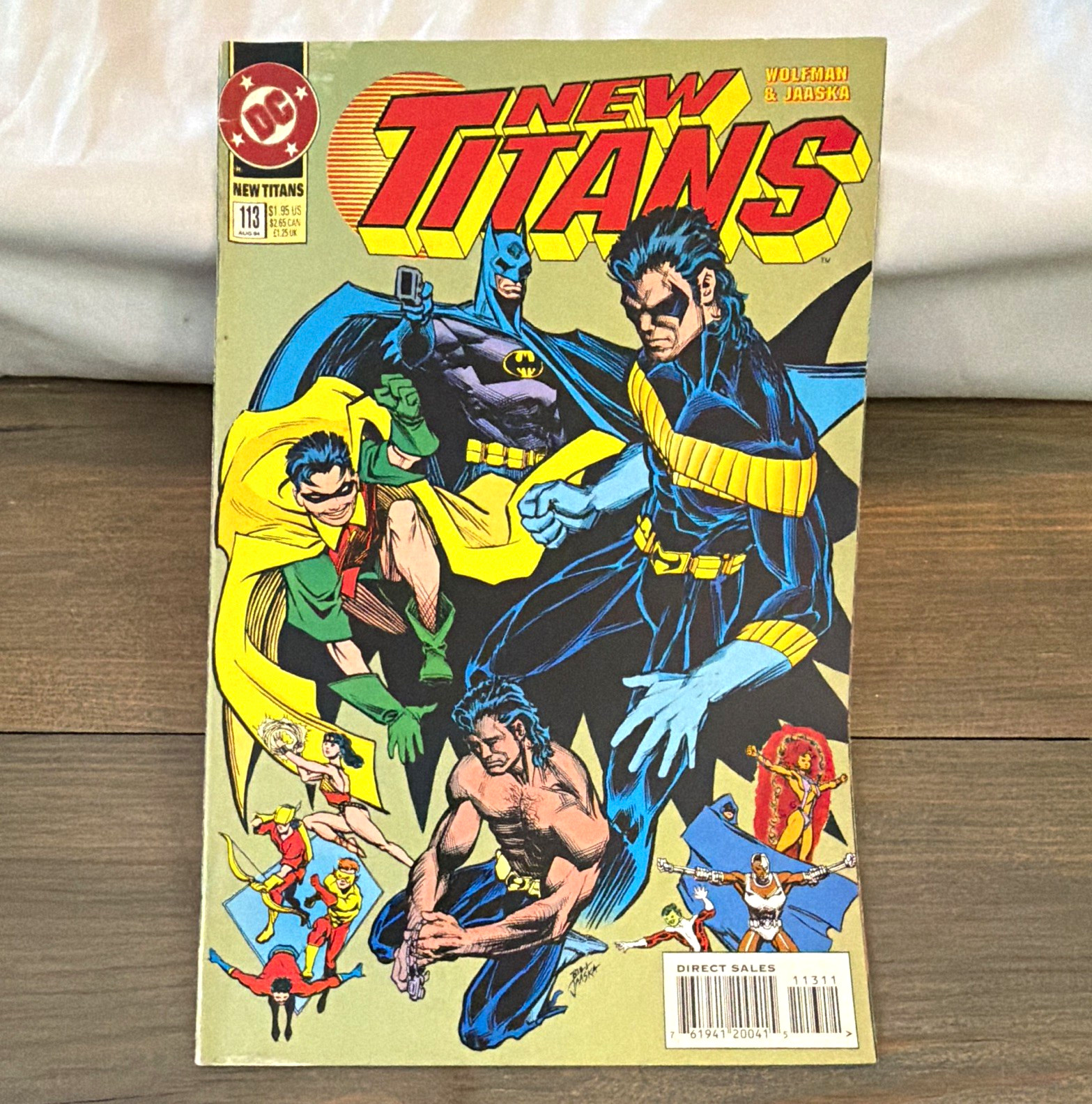 DC Comics The New Titans #113 Batman Robin Nightwing Wolfman Jaaska Direct