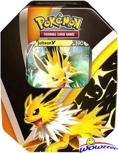 POKEMON TCG 2021 Fall EEVEE Evolutions JOLTEON V Factory Sealed Collectors TIN