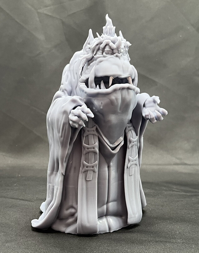 Great Goblin Unpainted 8” Resin Figure Rankin Bass The Hobbit Lord of The Rings