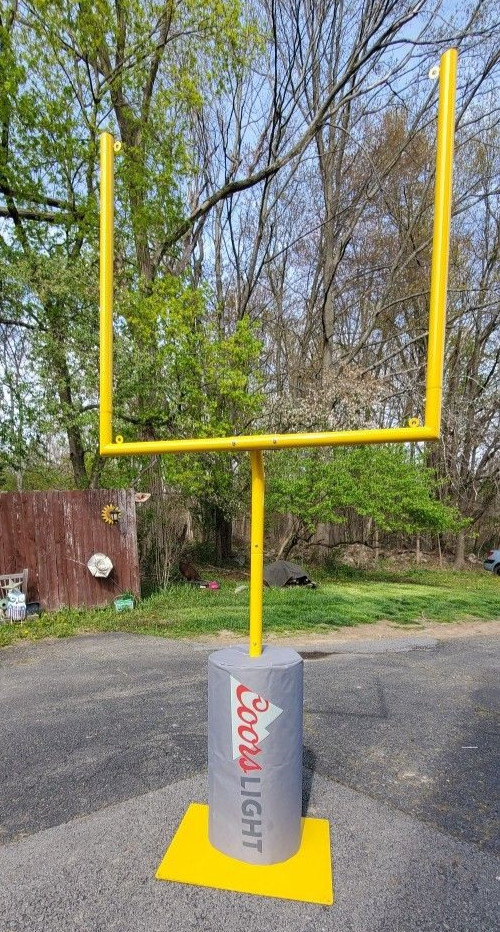 Coors Light Metal Football Field Goal Post Acme 72\