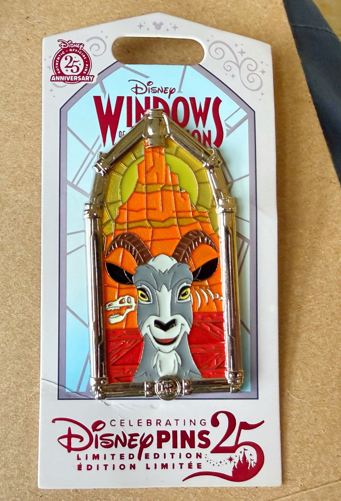 Disney Windows of Attraction Disneyland Big Thunder Mountain LE 2500 Disney Pin