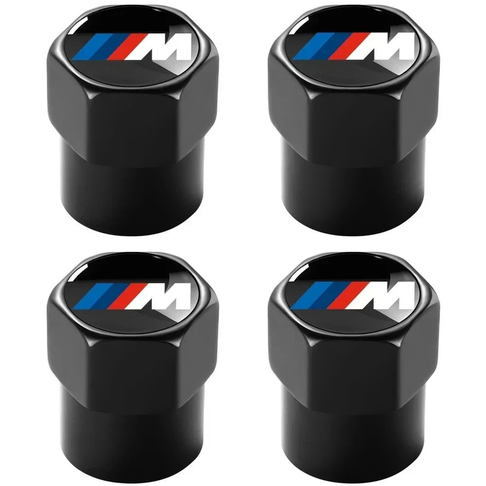 Tire Valve Stem Caps for BMW M Metal Car Wheel Air caps Auto Valve Stem Caps ...