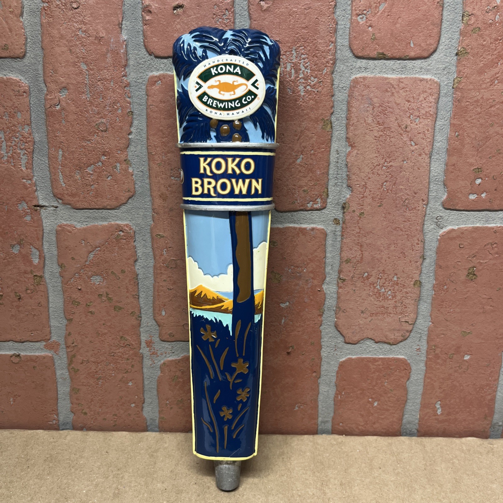 Kona Brewing Co Koko Brown Aloha Series Beer Tap Handle 11.75\