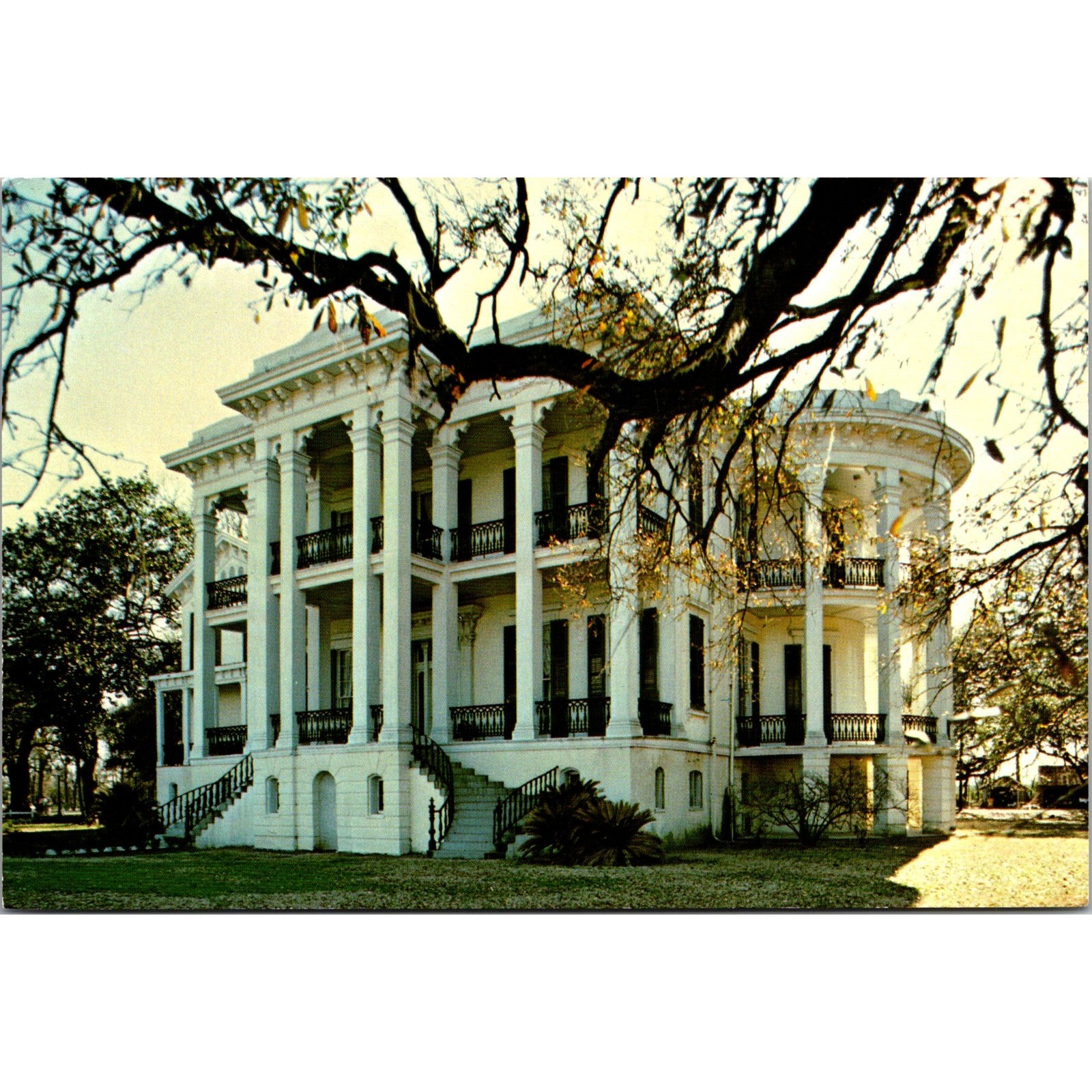 Nottoway Plantation Completed In 1859 White Castle LA Vintage Postcard SPI20