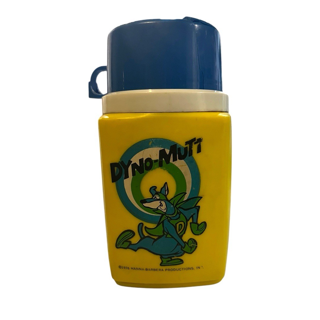 Vintage 1976 DYNOMUTT Hanna-Barbera  Thermos King Seeley