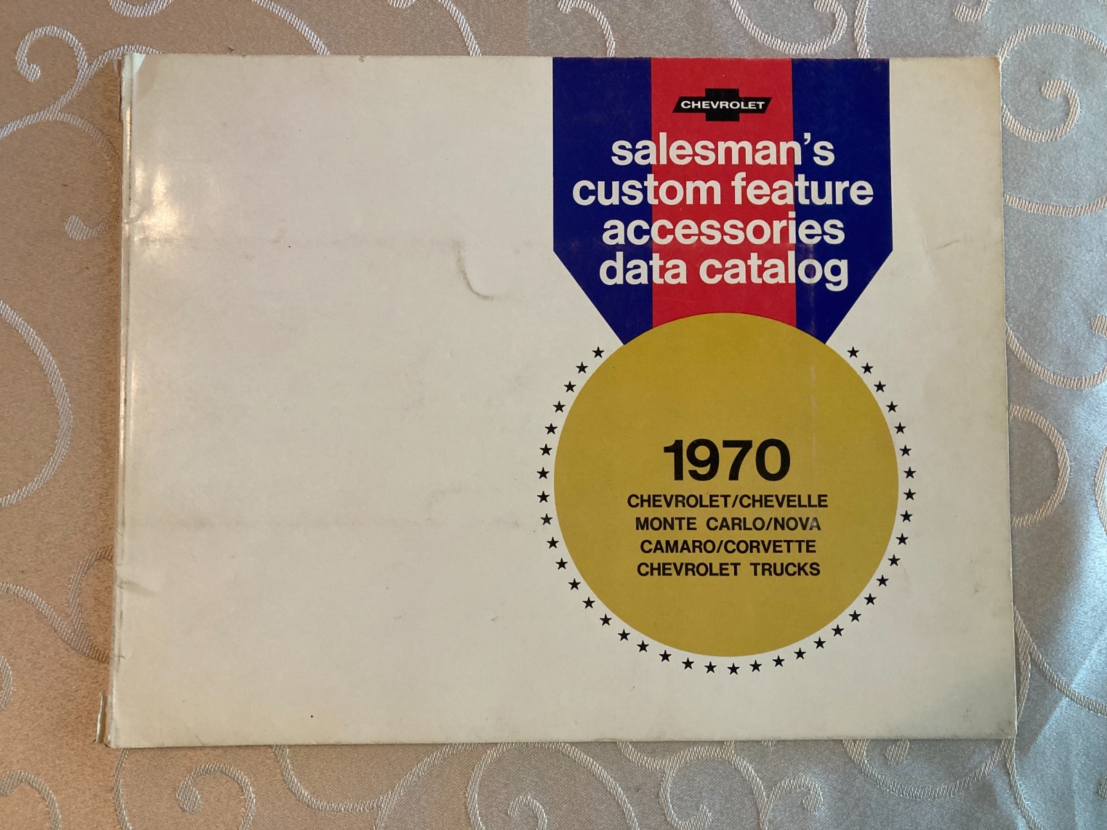Rare Original 1970 Chevrolet Salesman’s Custom Feature Accessories Data Catalog