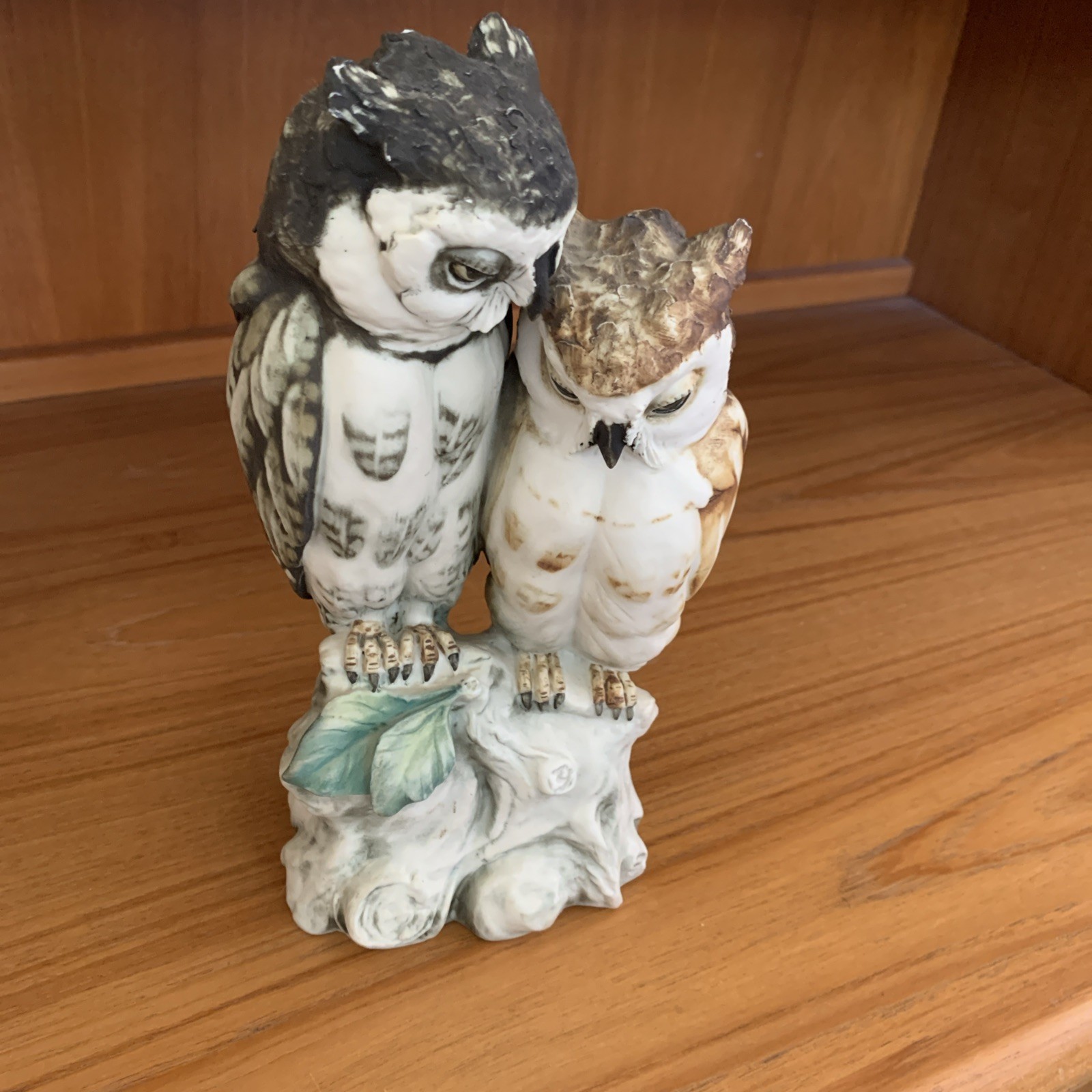 Cacciapuoti Owls Artist Signed, #2317, Made in Italy