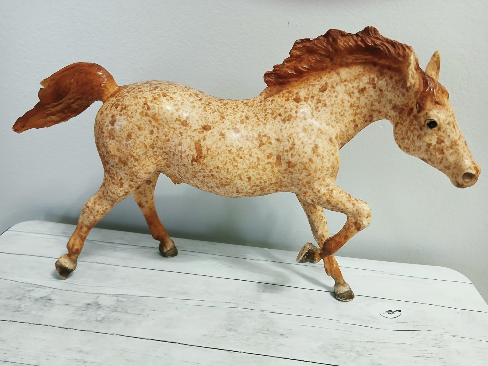 Vintage Breyer Red Roan Running Stallion #128 1968-1974