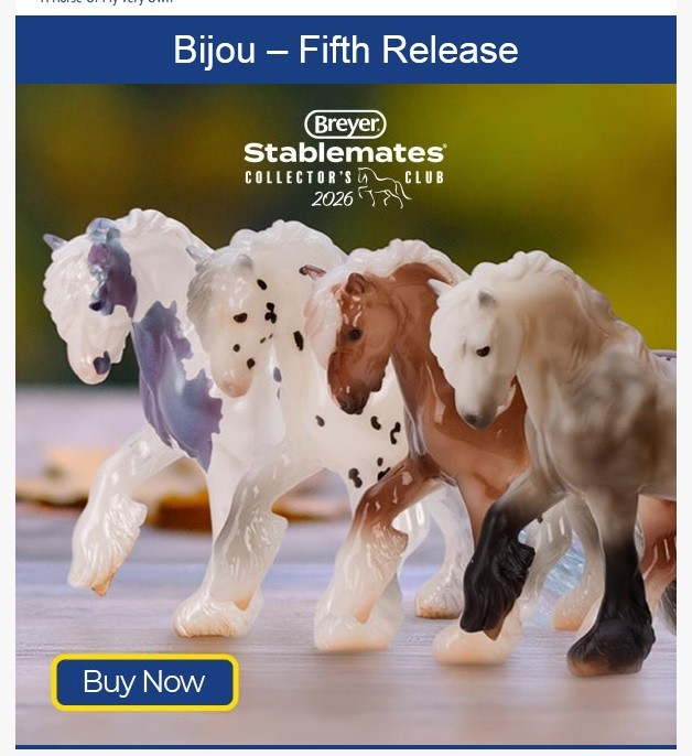 Breyer 2026 Stablemates Club Bijou Gamblers Choice *** PRESALE SHIPS DIRECT ***