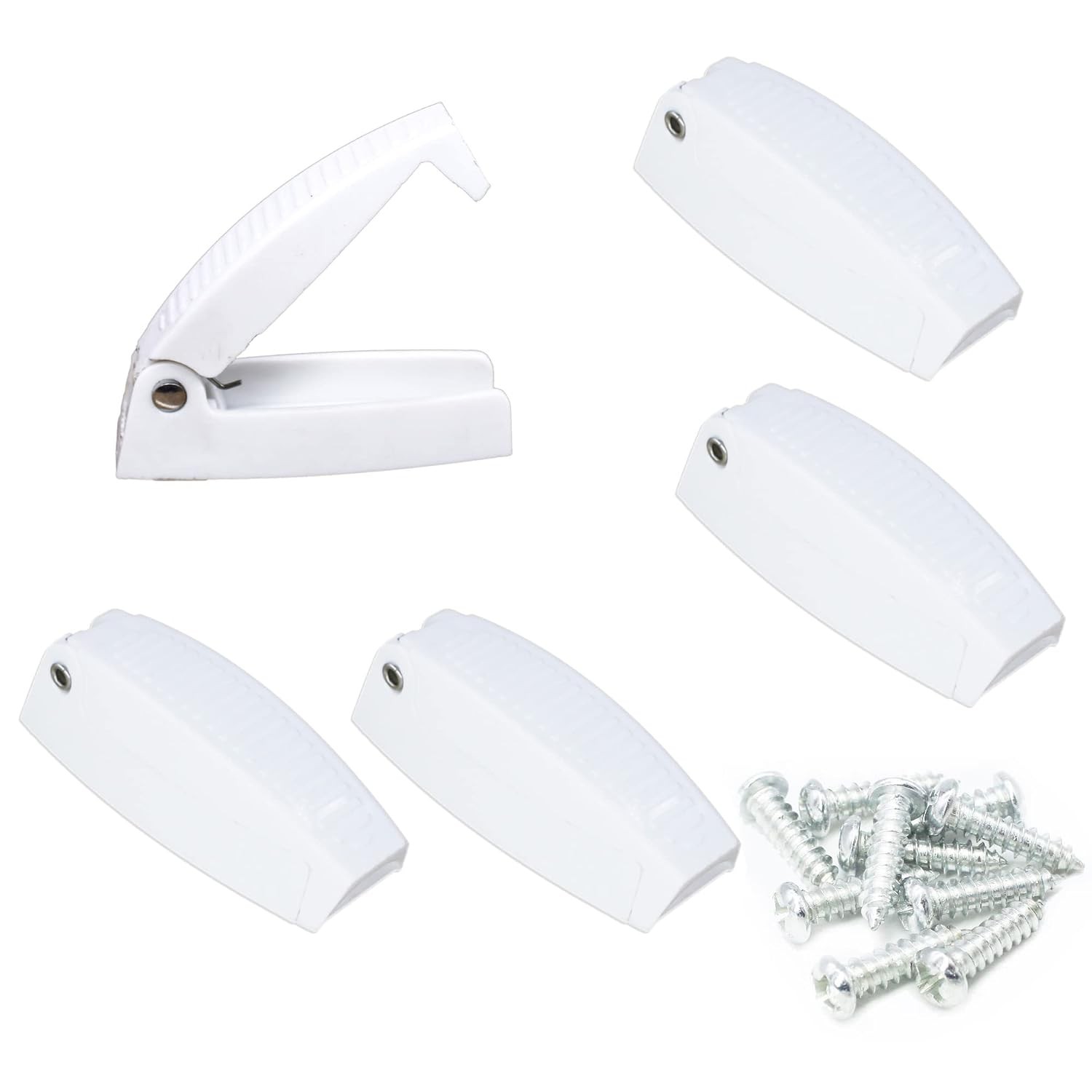 RV Door Latch Camper Trailer Storage Door Catch Hook Doo Latch 5 Pack