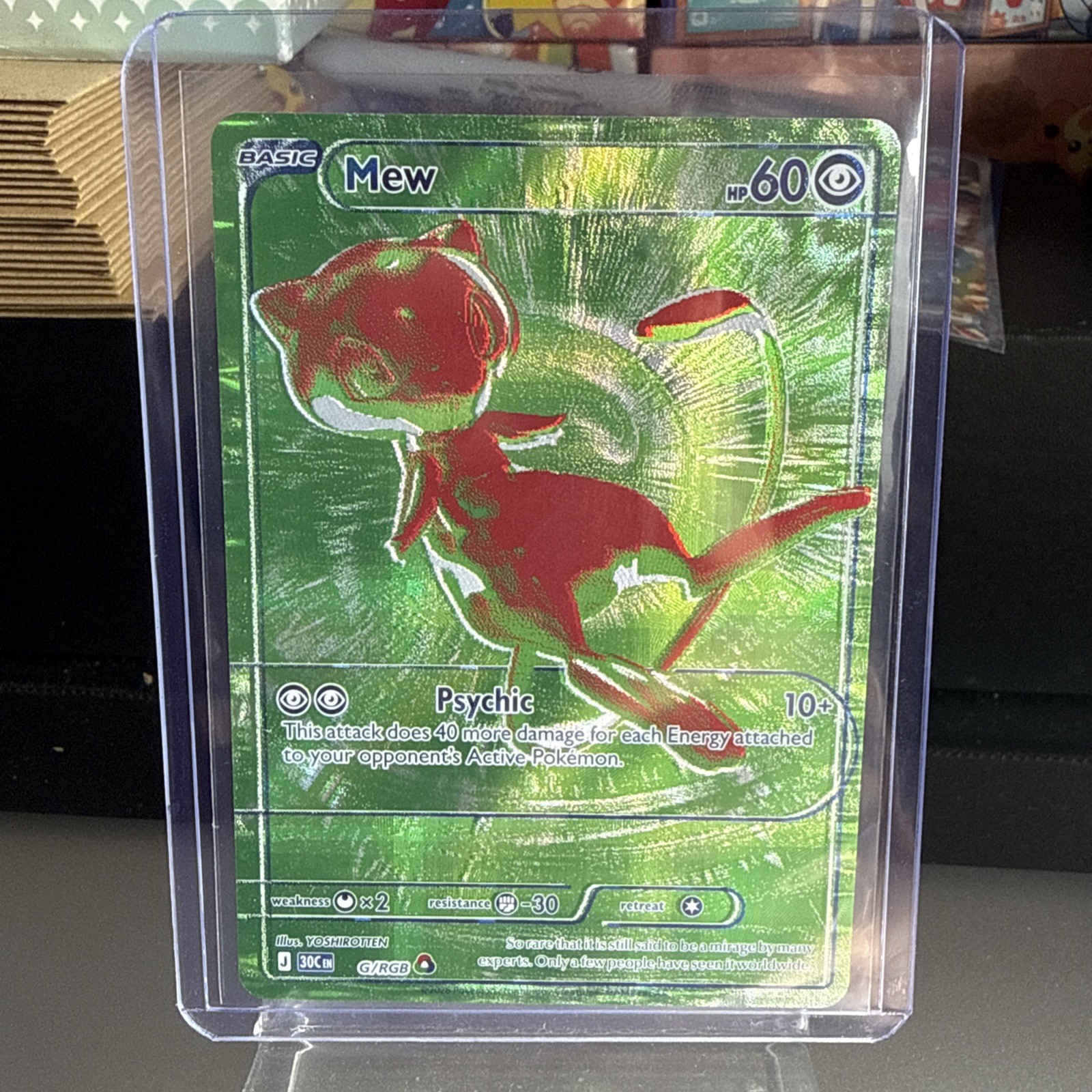 The Pokémon TCG RGB Mew 30th Celebration