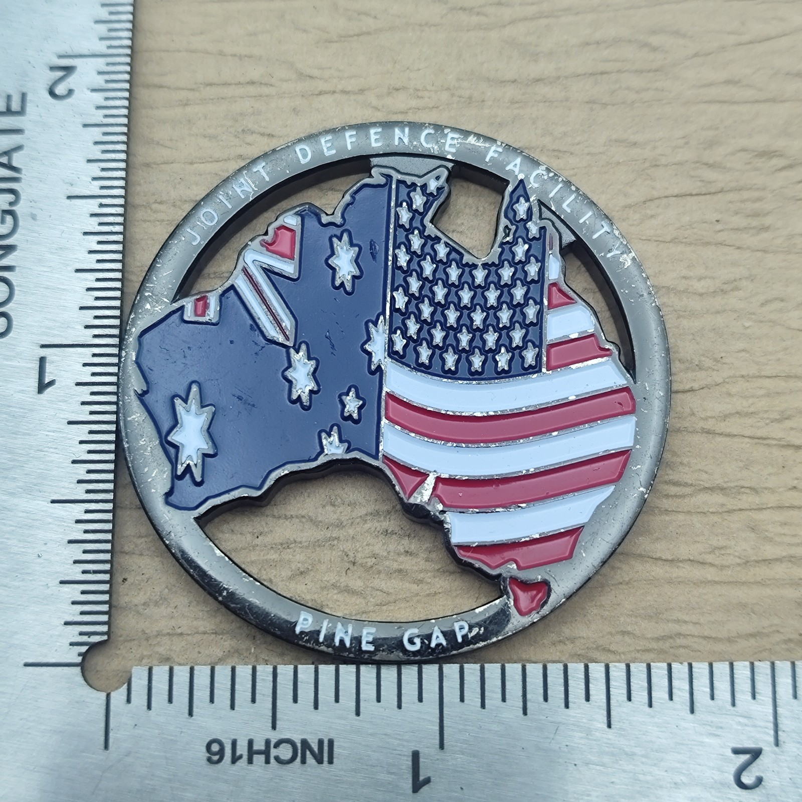 Australia United States Joint Defence Facility Pine Gap Challenge Coin