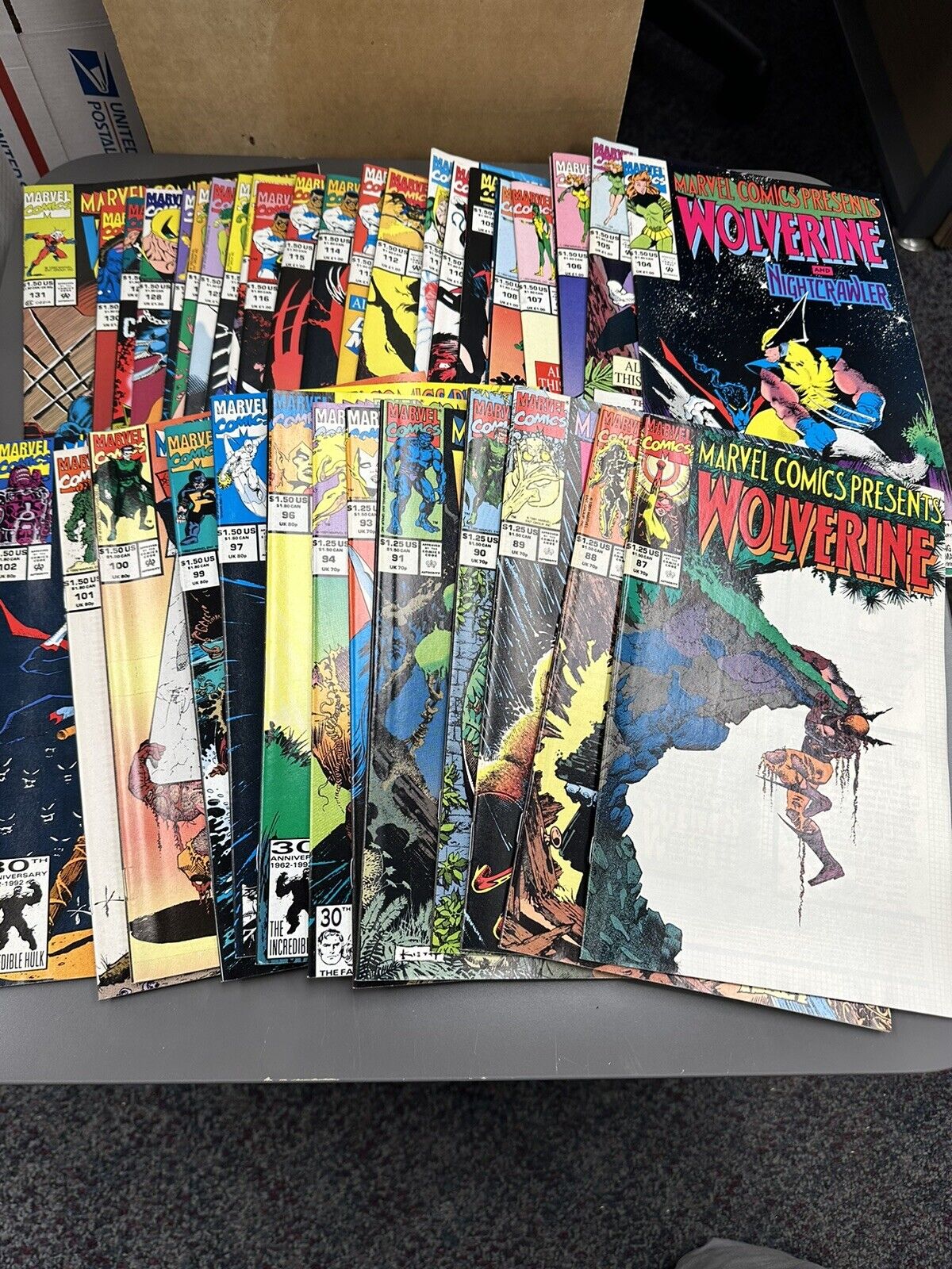 High Grade Lot Of 36 Marvel Comic Presents #87 To 131. See Description For #’s